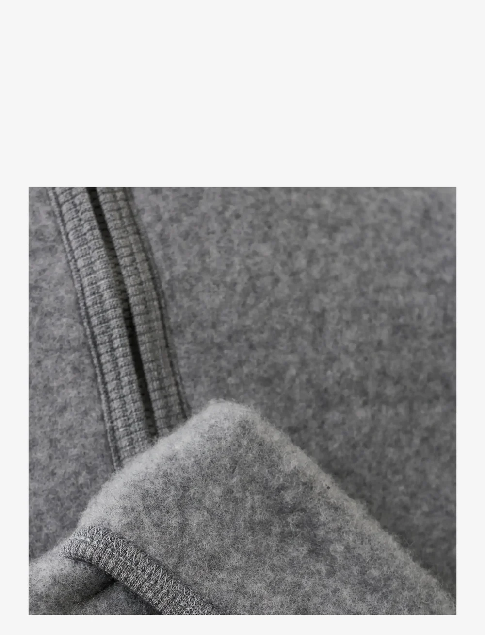 Huttelihut - Pram Suit Wool Fleece - buksedragter - medium grey melange - 2