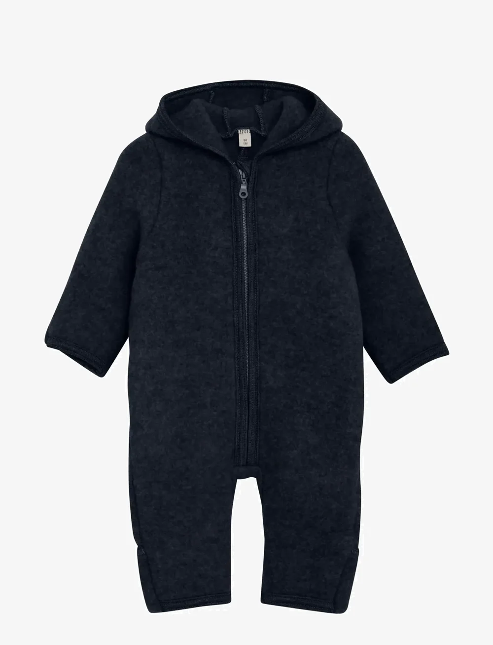 Huttelihut - Pram Suit Wool Fleece - fleecedragter - navy - 0