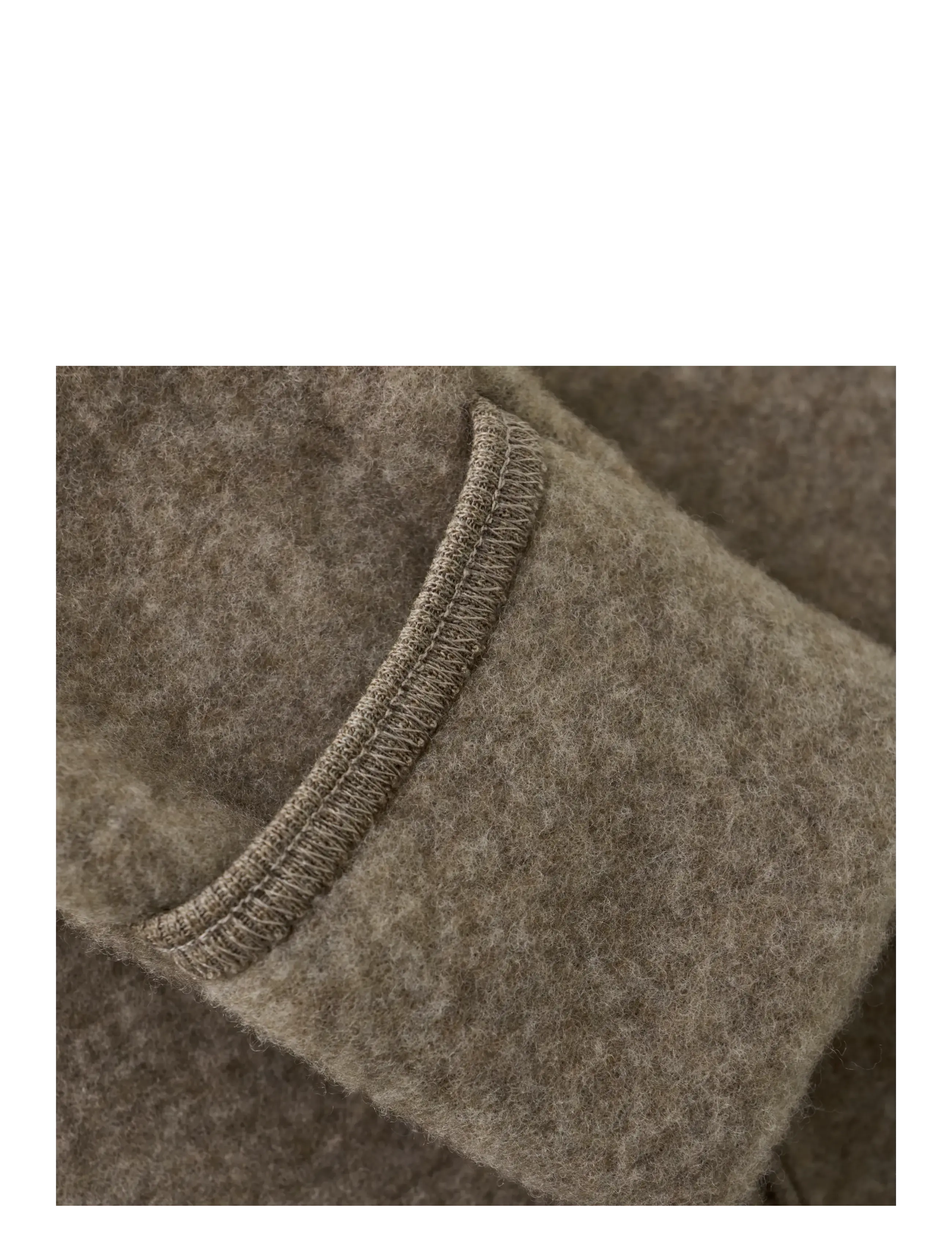 Huttelihut - Pram Suit Wool Fleece - savannah melange - 2