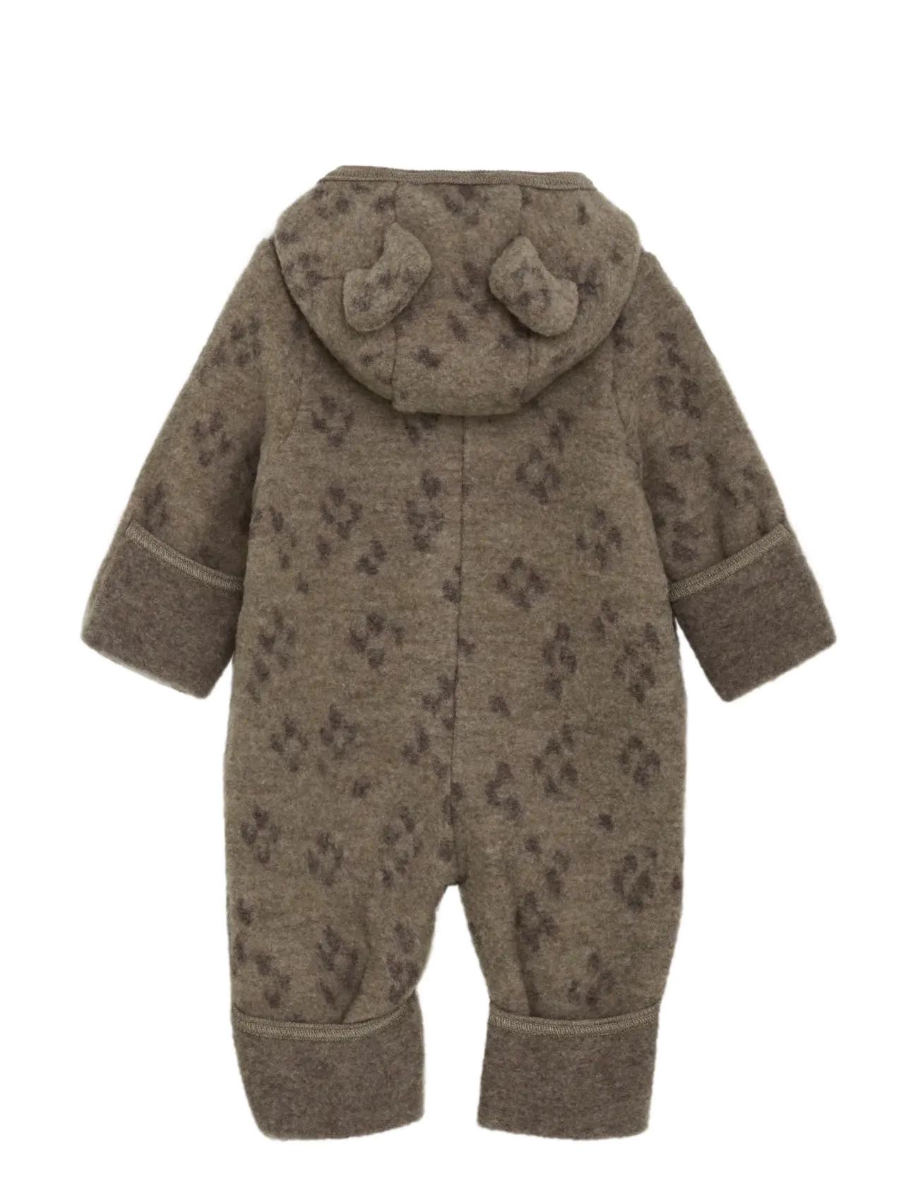 Huttelihut - Pram Suit Ears Wool Fleece - etherea - 1