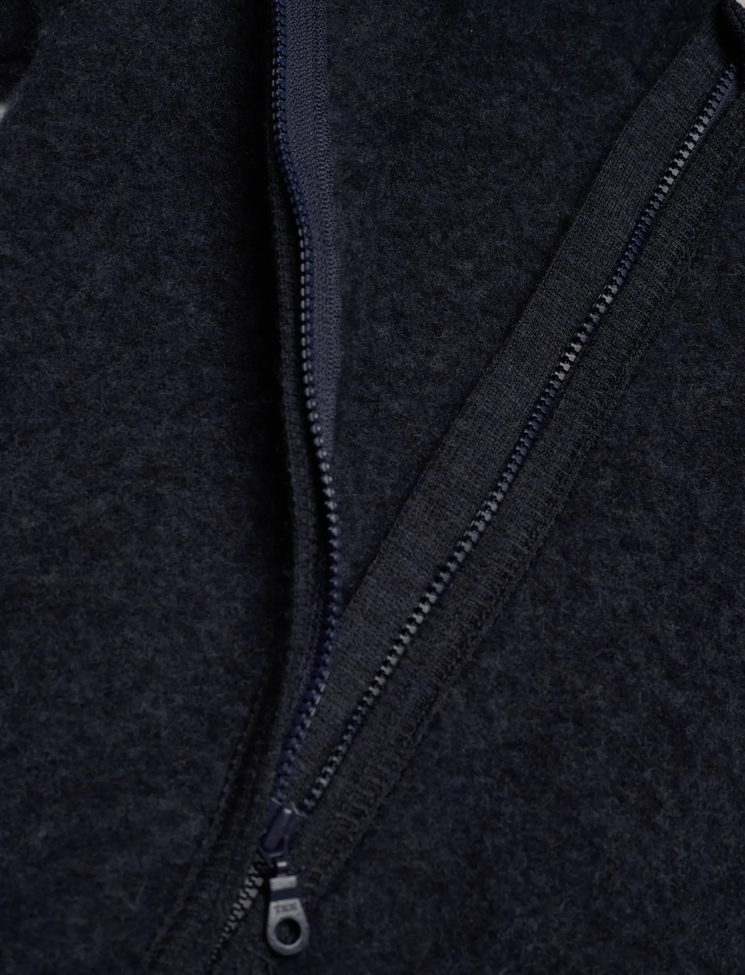 Huttelihut - Pram Suit Ears Wool Fleece - navy melange - 3