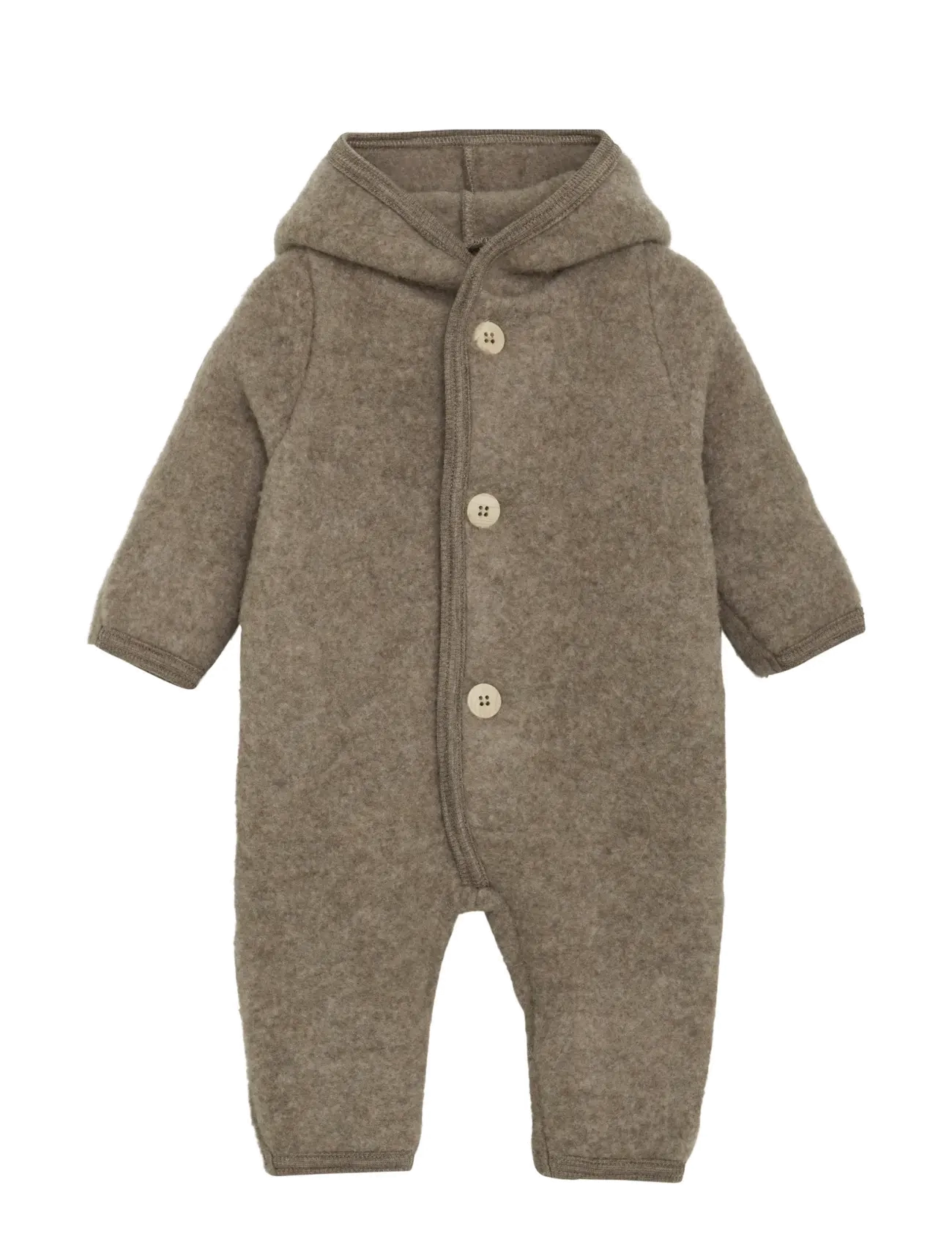 Pram Suit Pixie Wool Fleece - SAVANNAH MELANGE