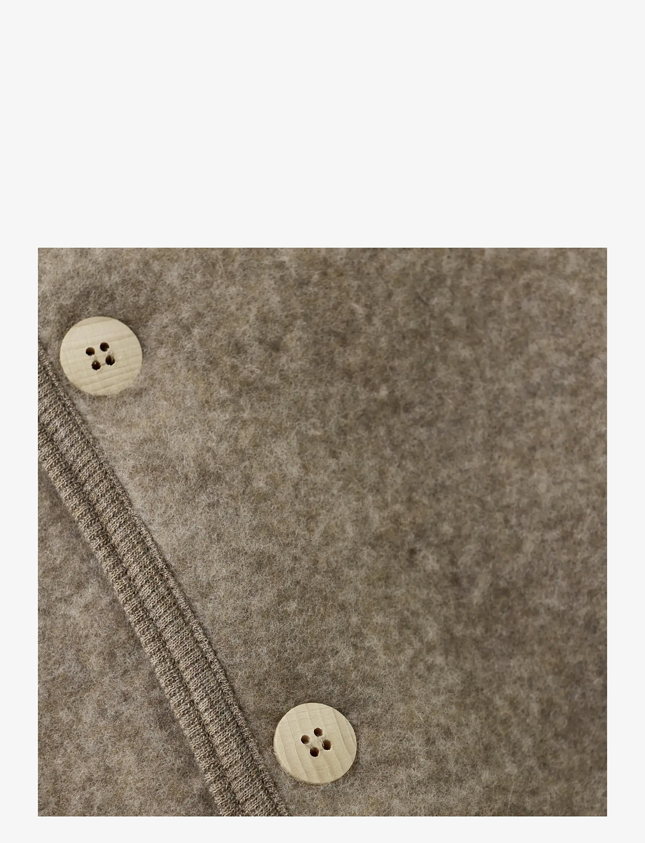 Huttelihut - Pram Suit Pixie Wool Fleece - savannah melange - 2