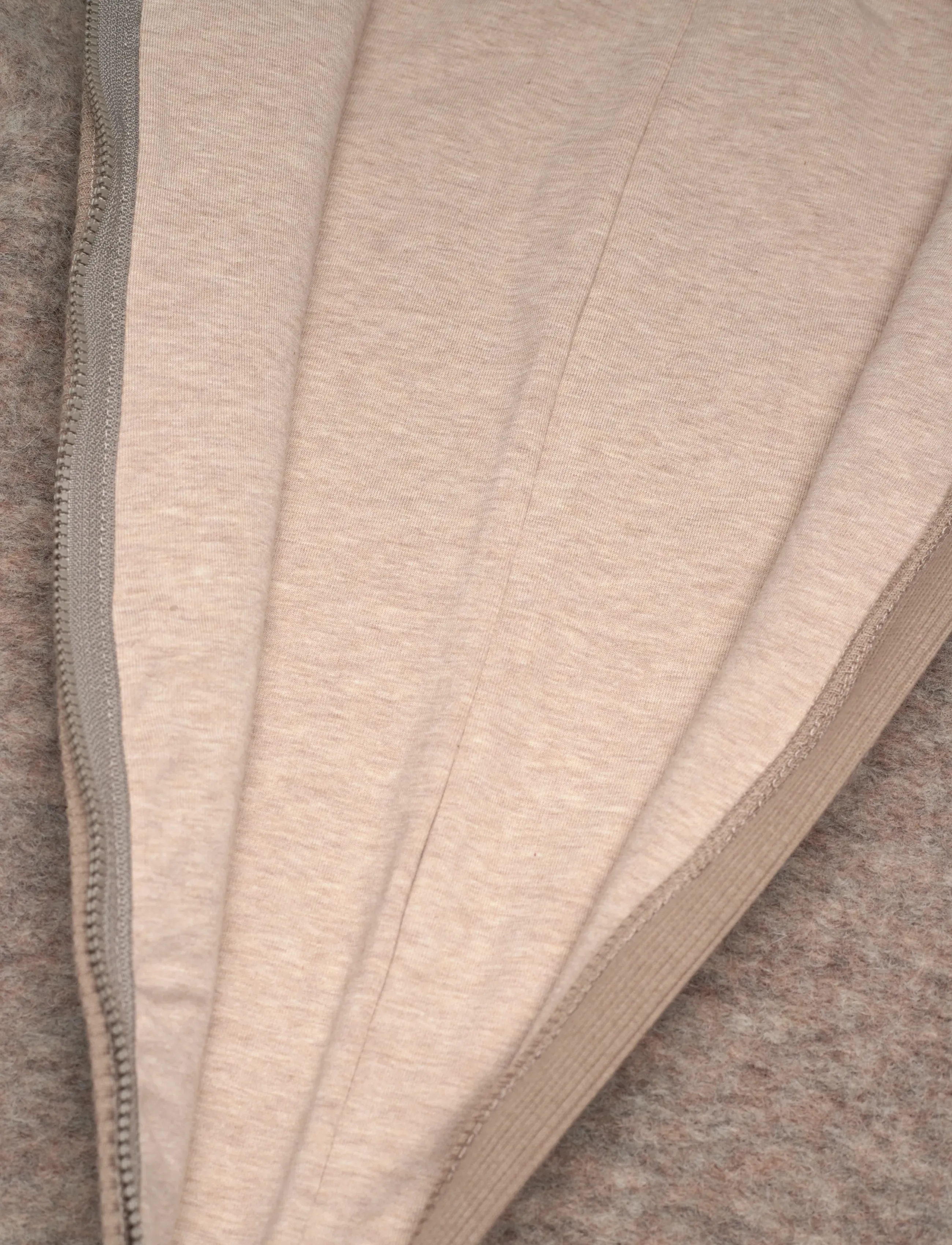 Huttelihut - Pram Suit Wool w. Lining - camel melange - 3