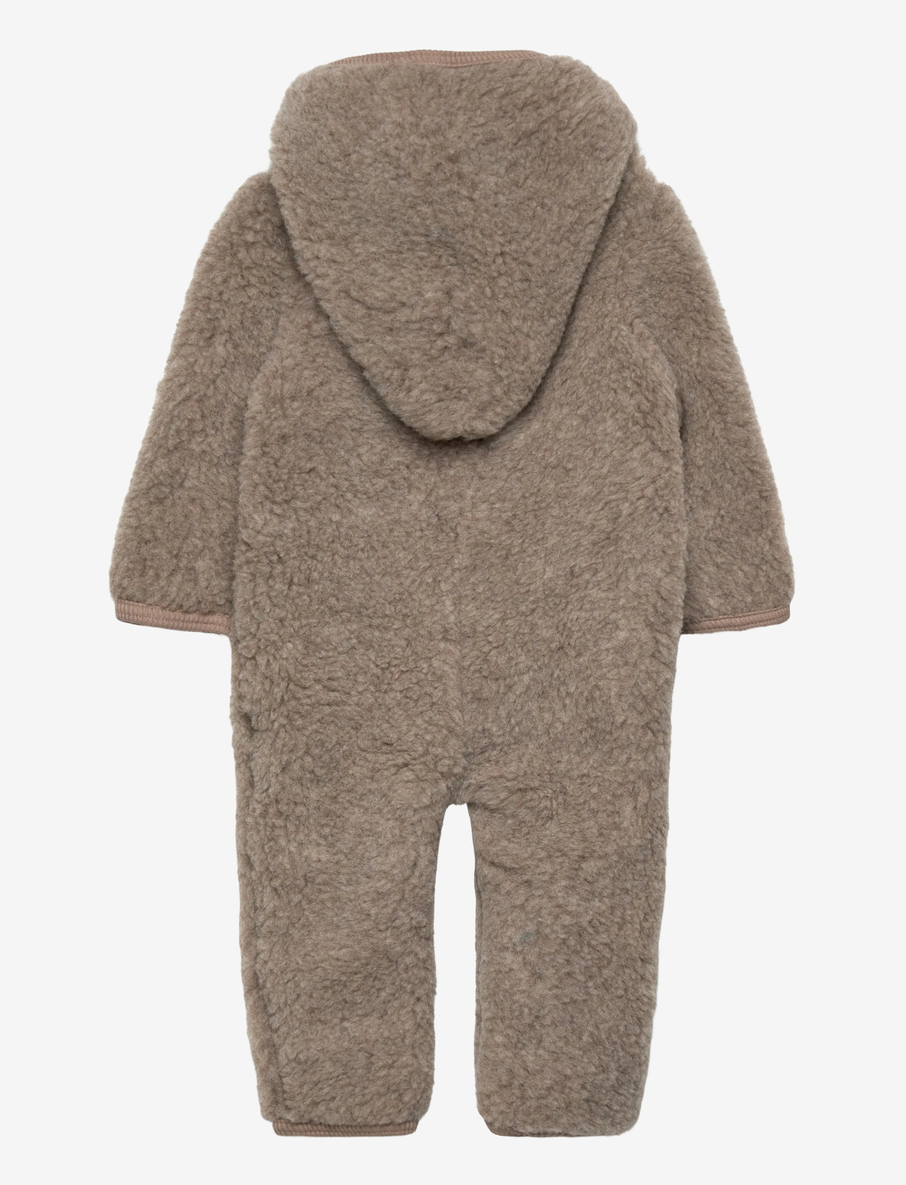 Huttelihut - Pram Suit Wool Teddy w. Lin. - camel melange - 1