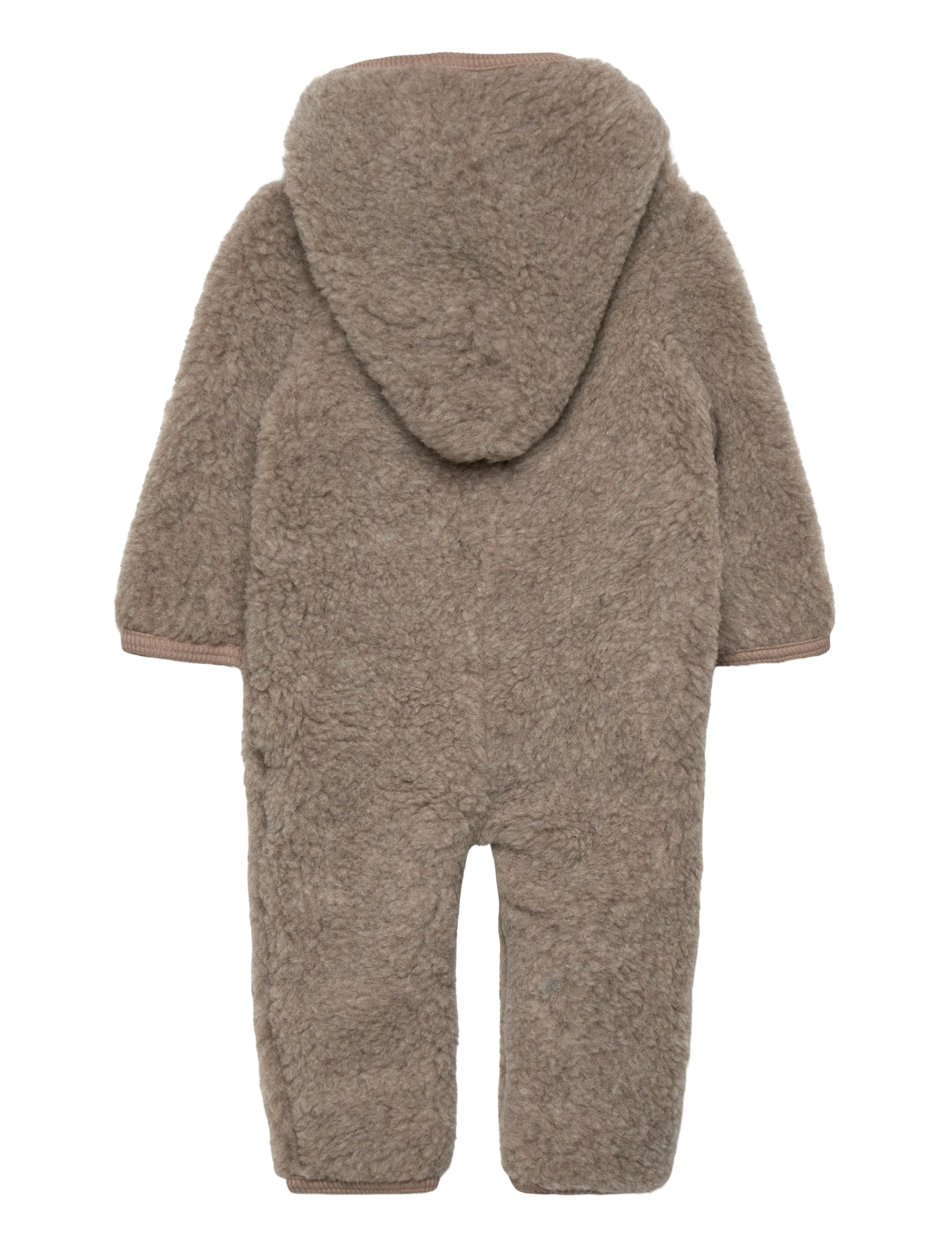Huttelihut - Pram Suit Wool Teddy w. Lin. - camel melange - 1