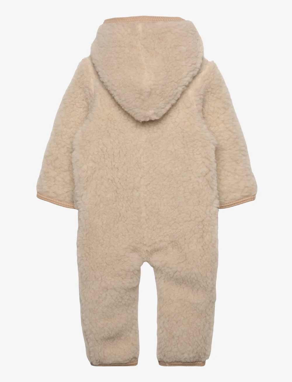 Huttelihut - Pram Suit Wool Teddy w. Lin. - fleece sets - cement - 2