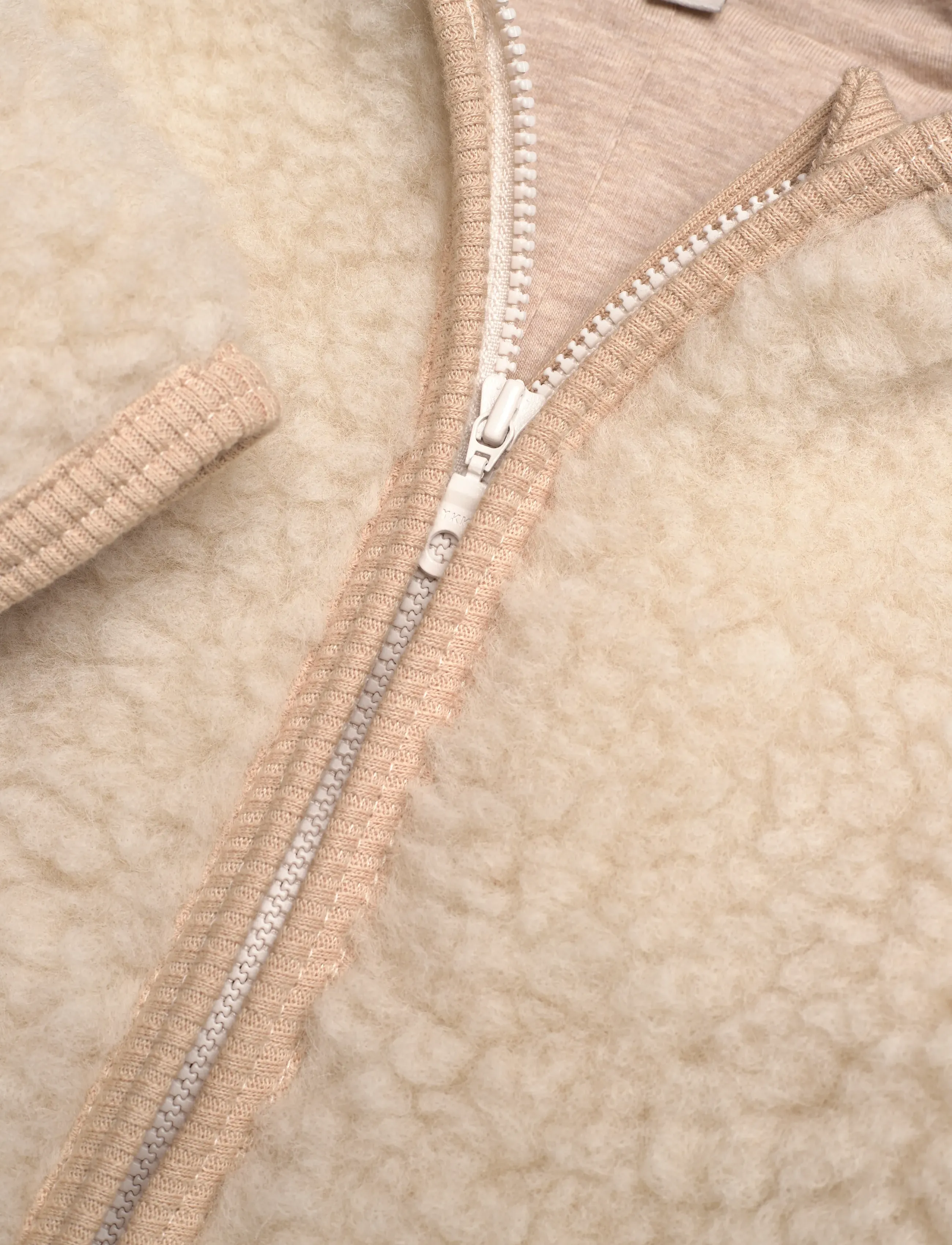 Huttelihut - Pram Suit Wool Teddy w. Lin. - cement - 4