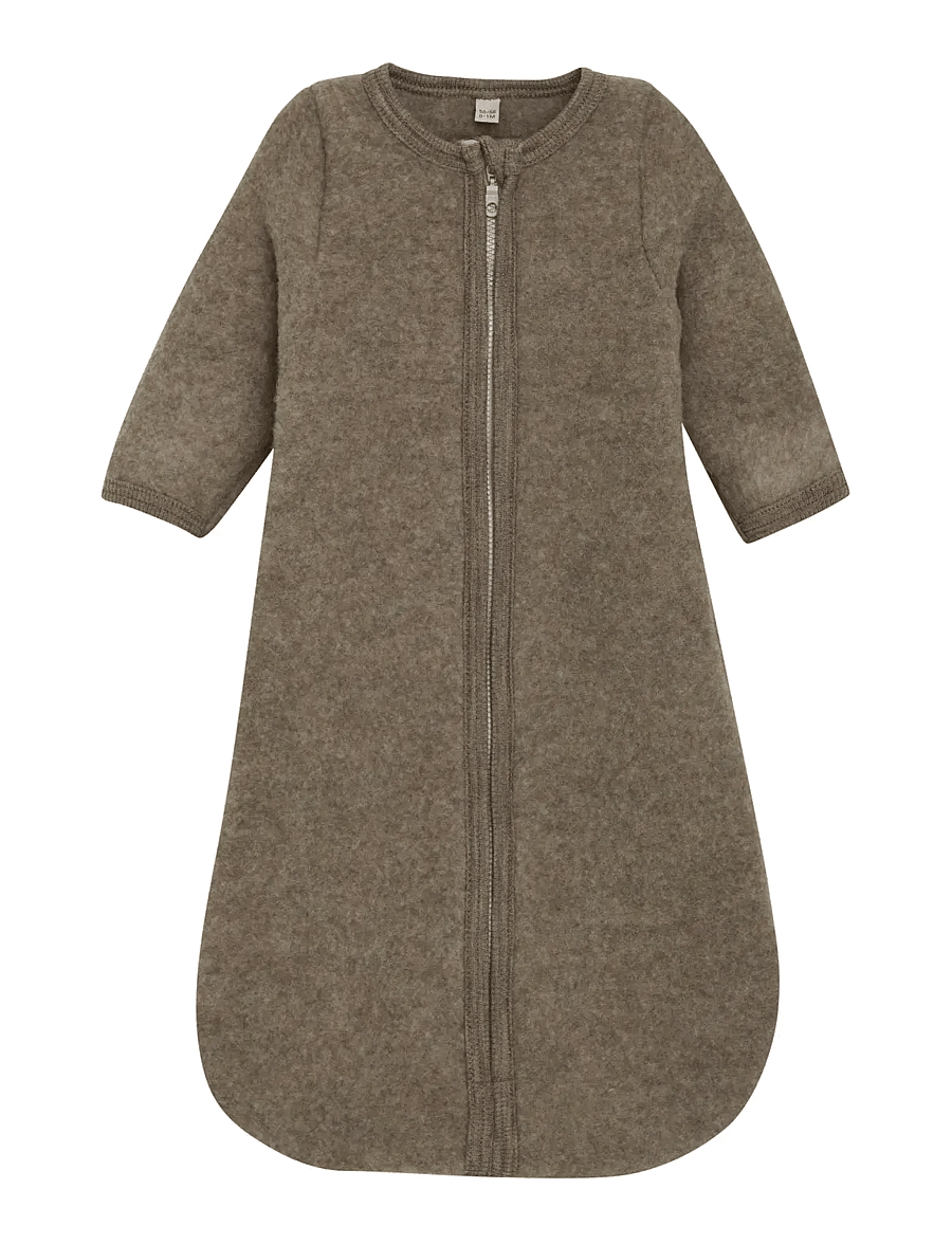 Huttelihut - Sleeping Bag Wool Fleece - savannah melange - 0