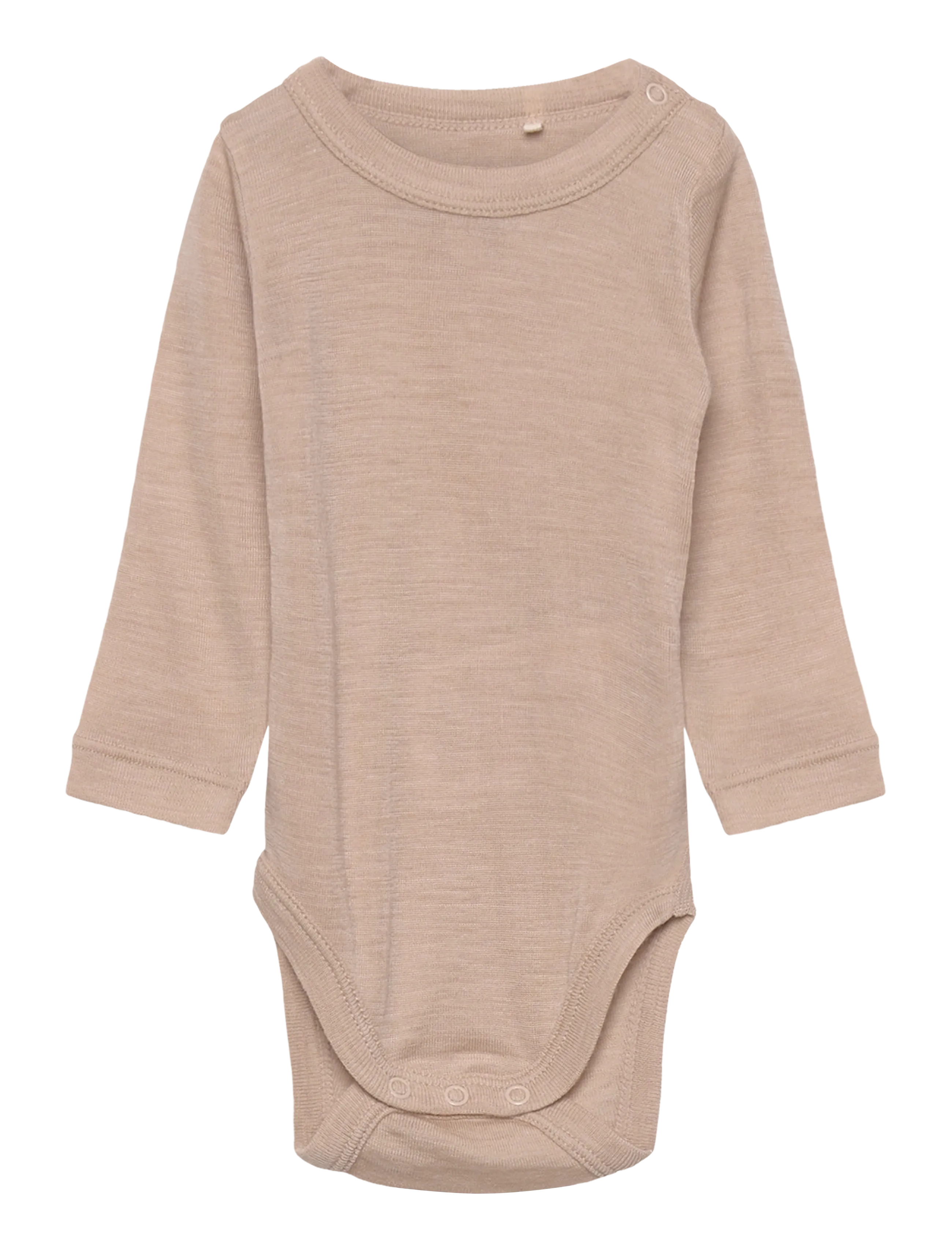 Huttelihut Body LS Wool - Uldundertøj baby - LIGHT TAUPE / beige