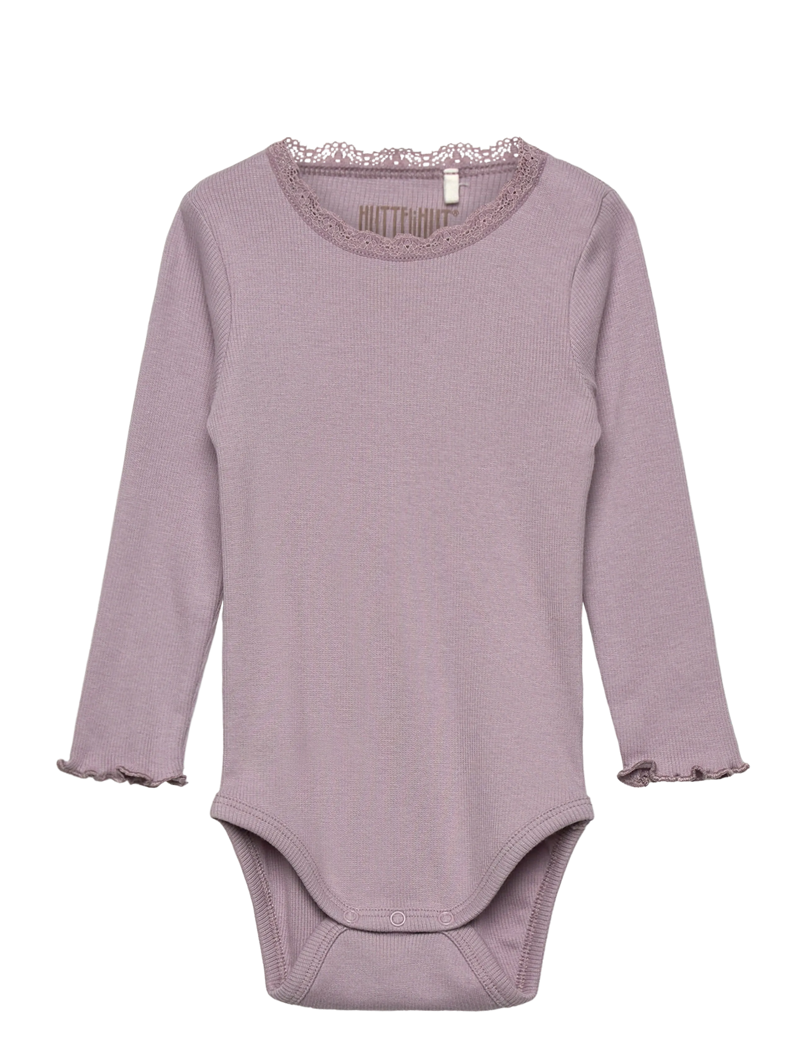 Huttelihut Body LS Rib - Strampler - NIRVANA / purple