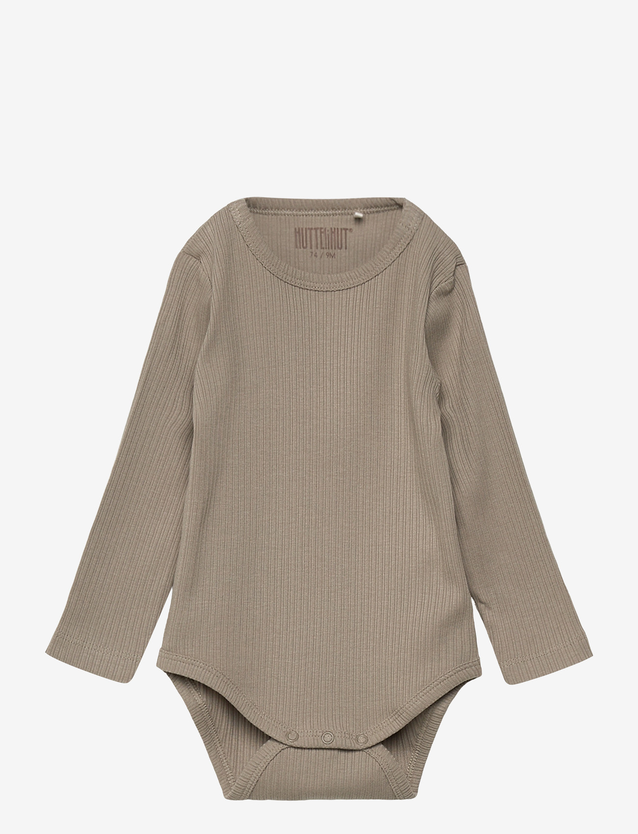 Huttelihut - Body LS Rib - langærmede - london fog - 0