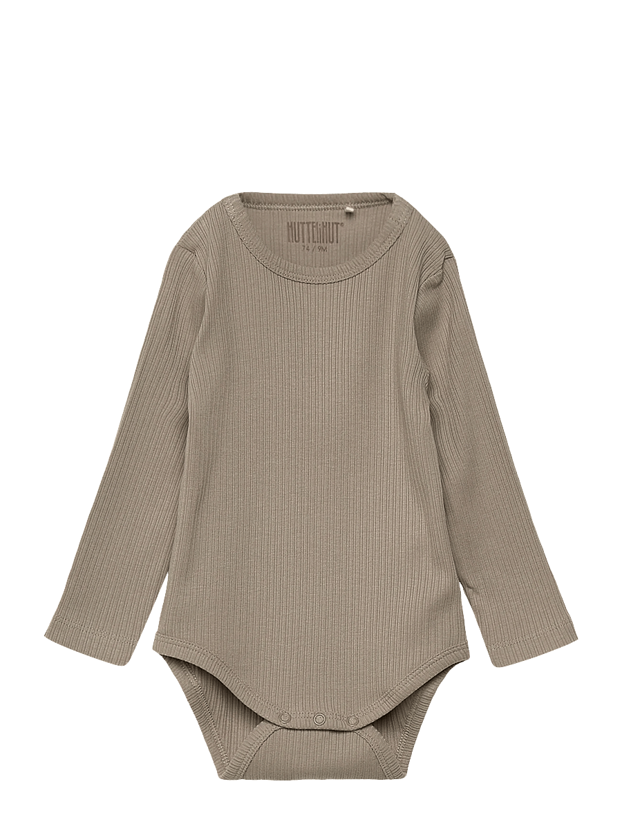 Huttelihut - Body LS Rib - london fog - 0