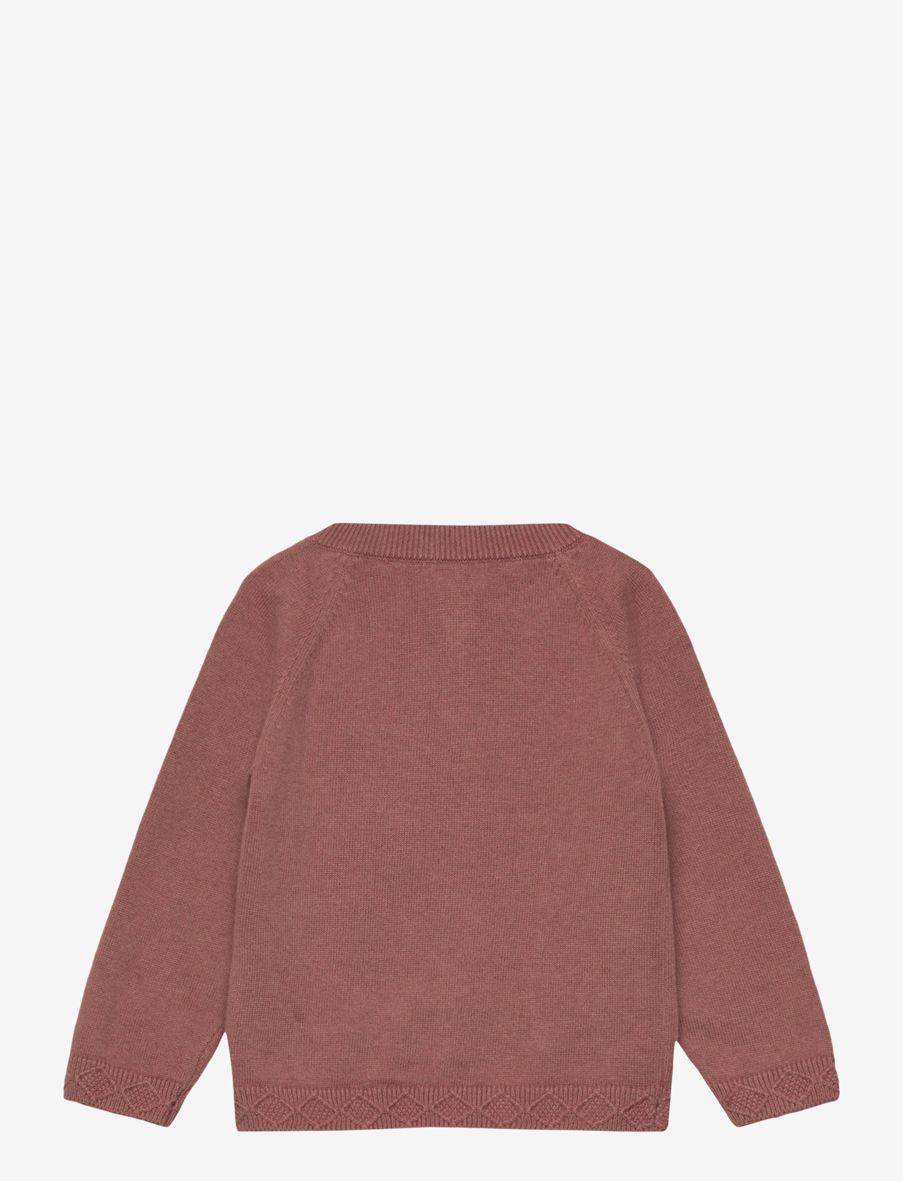 Huttelihut - Cardigan Knit w. Wool - cardigans - burlwood - 1