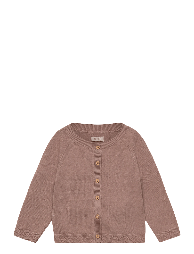 Huttelihut - Cardigan Knit w. Wool - koftor - etherea - 0