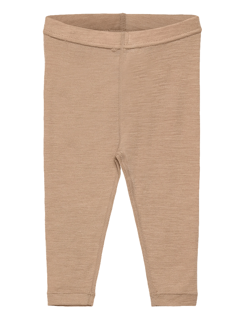 Huttelihut - Leggings Wool - base layer baby - light taupe - 0