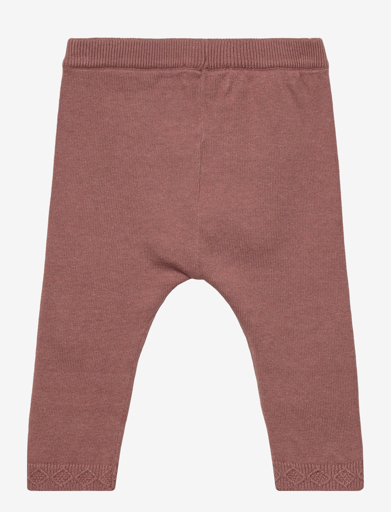 Huttelihut - Pants Knit w. Wool - leggings - burlwood - 1