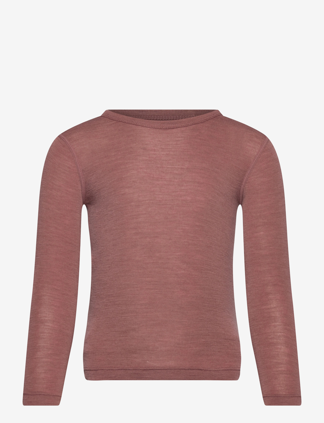 Huttelihut - T-Shirt LS Wool - burlwood - 0