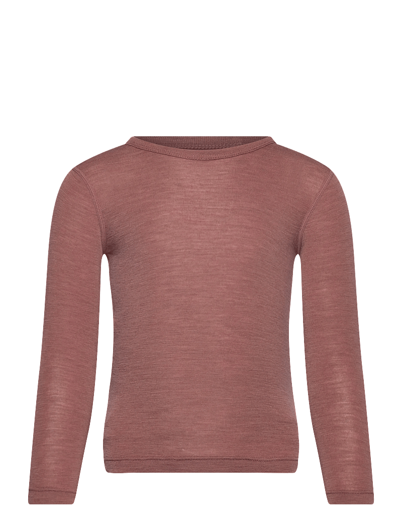 Huttelihut - T-Shirt LS Wool - burlwood - 0