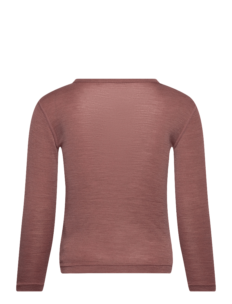 Huttelihut - T-Shirt LS Wool - burlwood - 1
