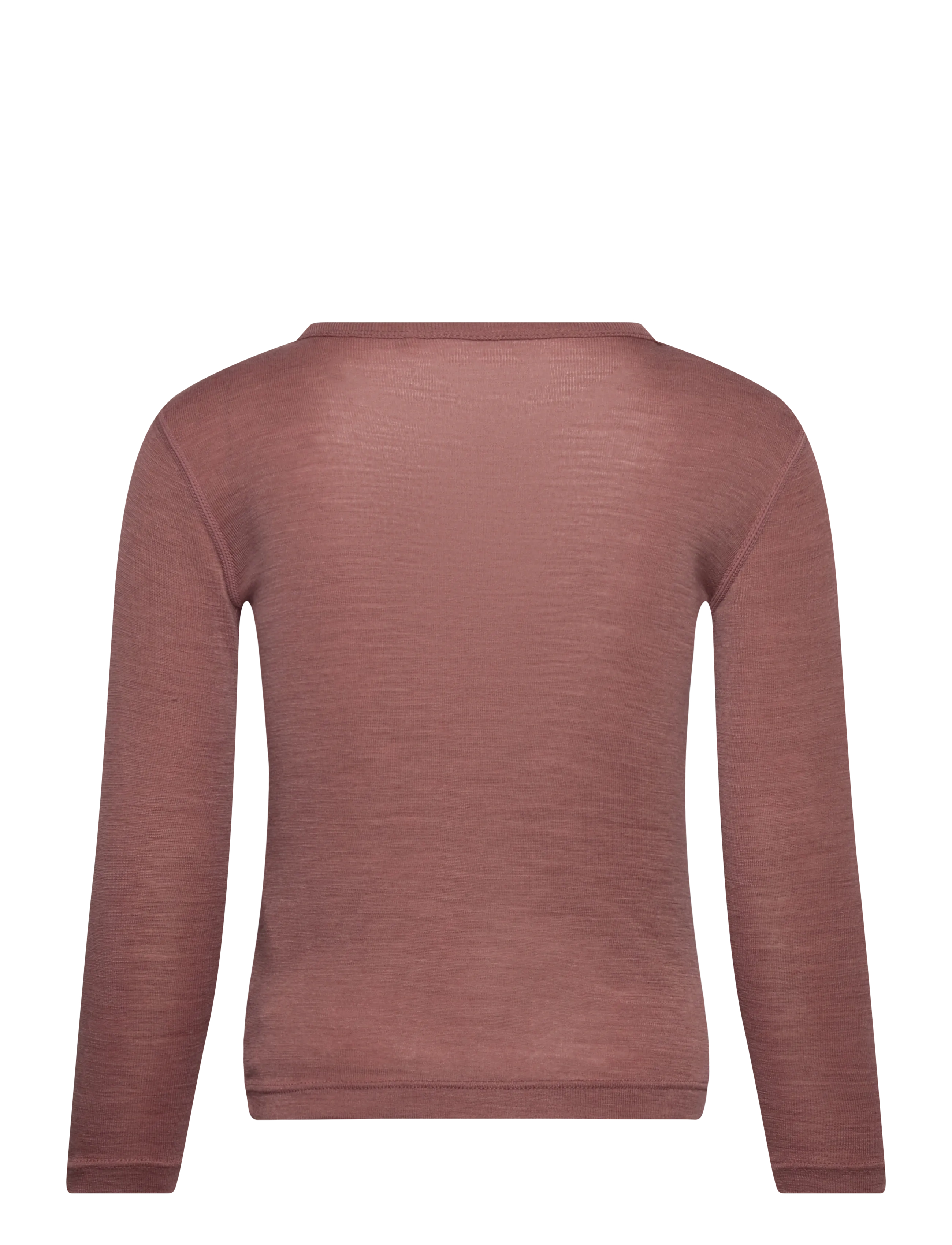 Huttelihut - T-Shirt LS Wool - burlwood - 1