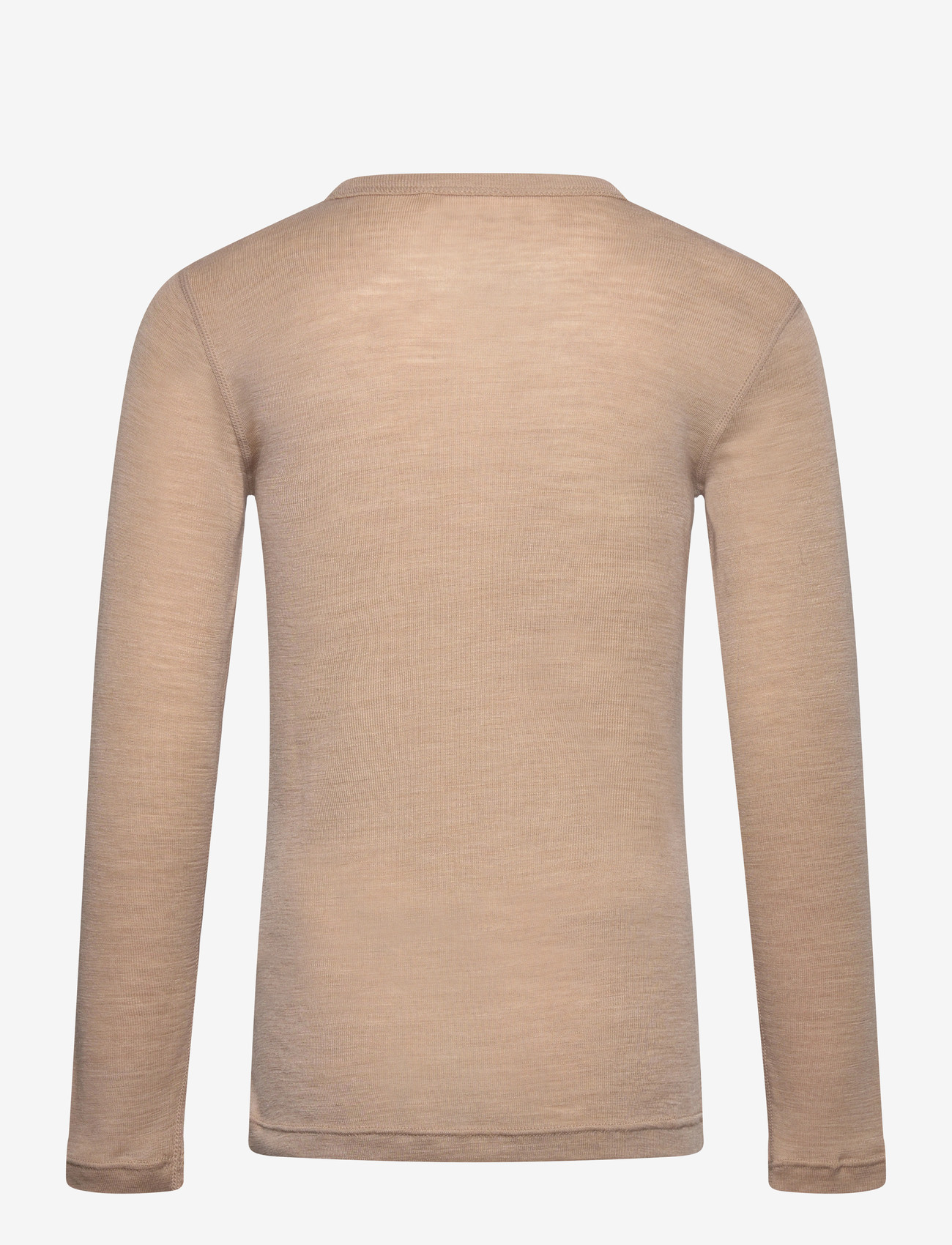 Huttelihut - T-Shirt LS Wool - langærmede t-shirts - light taupe - 1