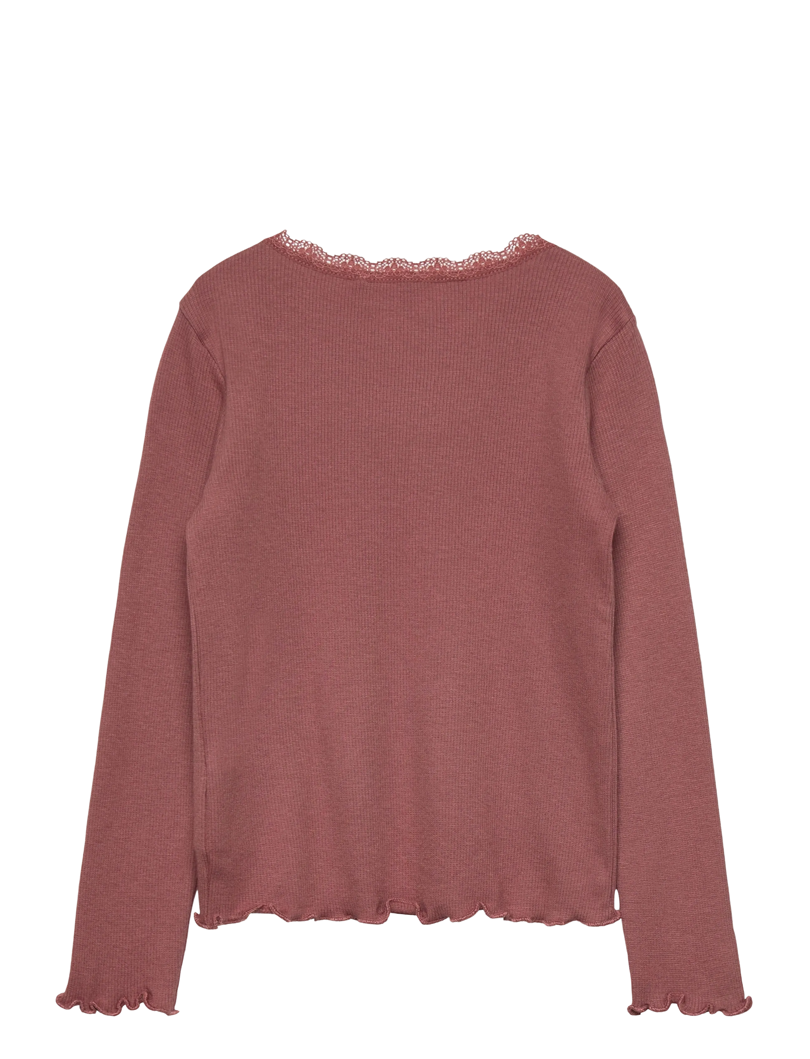 Huttelihut - T-Shirt LS Rib - langärmelige - burlwood - 1