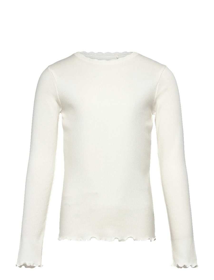 Huttelihut - T-Shirt LS Rib - langærmede t-shirts - tofu - 0
