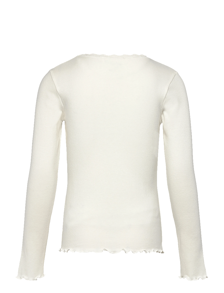 Huttelihut - T-Shirt LS Rib - langærmede t-shirts - tofu - 1