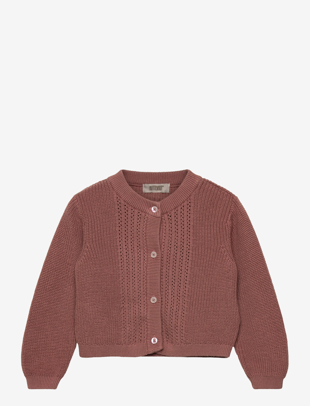 Huttelihut - Cardigan Knit - cardigans - burlwood - 0