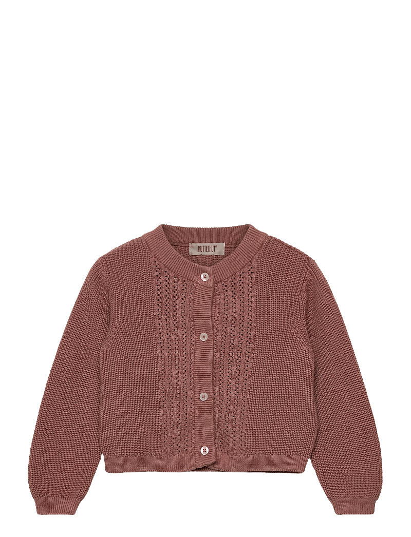 Huttelihut - Cardigan Knit - cardigans - burlwood - 0