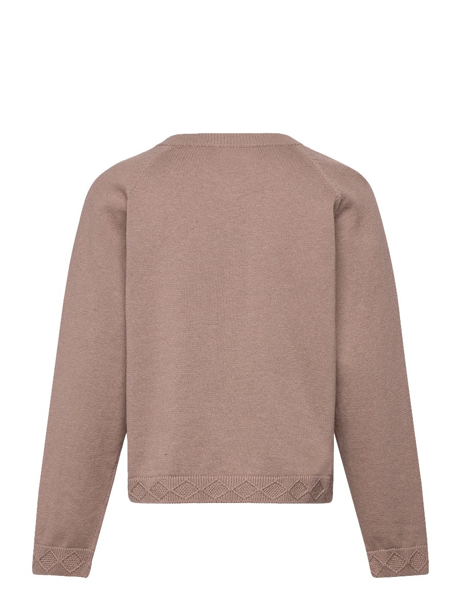 Huttelihut - Cardigan Knit w. Wool - koftor - etherea - 1