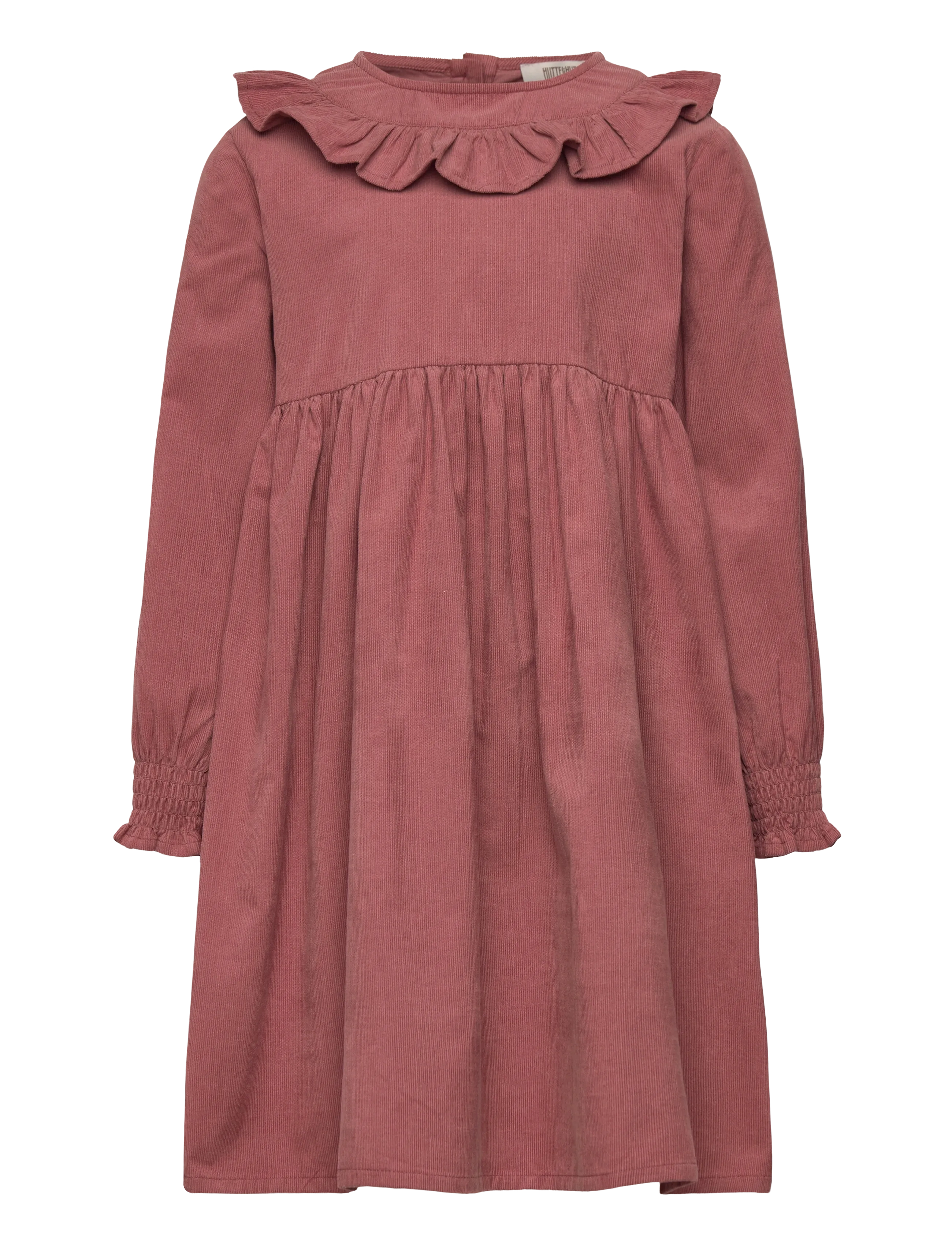 Huttelihut Dress LS Corduroy - Back to school - BURLWOOD / pink/rose