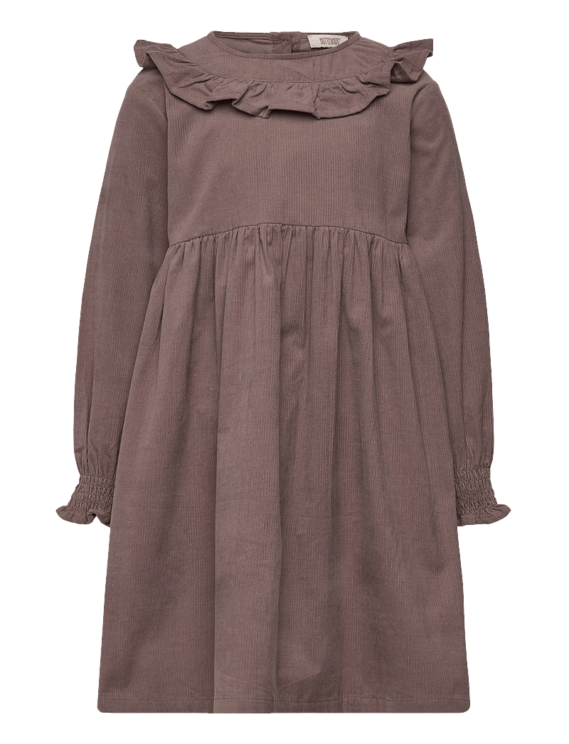 Huttelihut - Dress LS Corduroy - langärmelige babykleider - falcon - 0