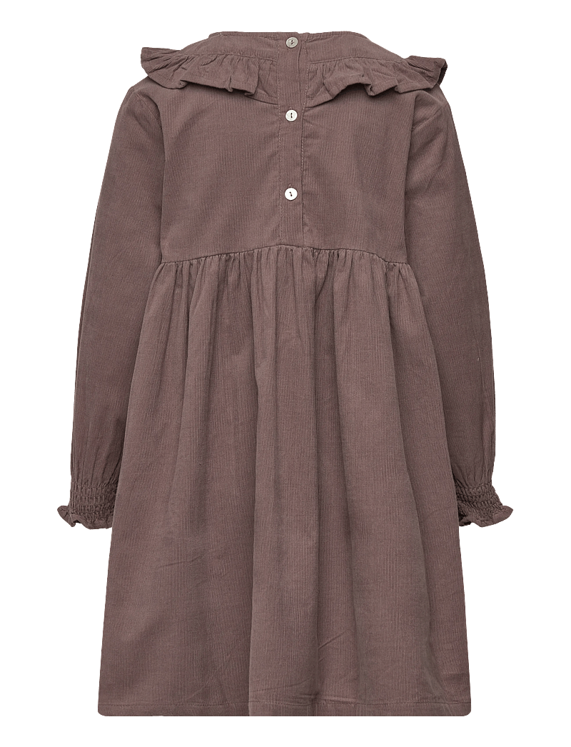 Huttelihut - Dress LS Corduroy - langärmelige babykleider - falcon - 1