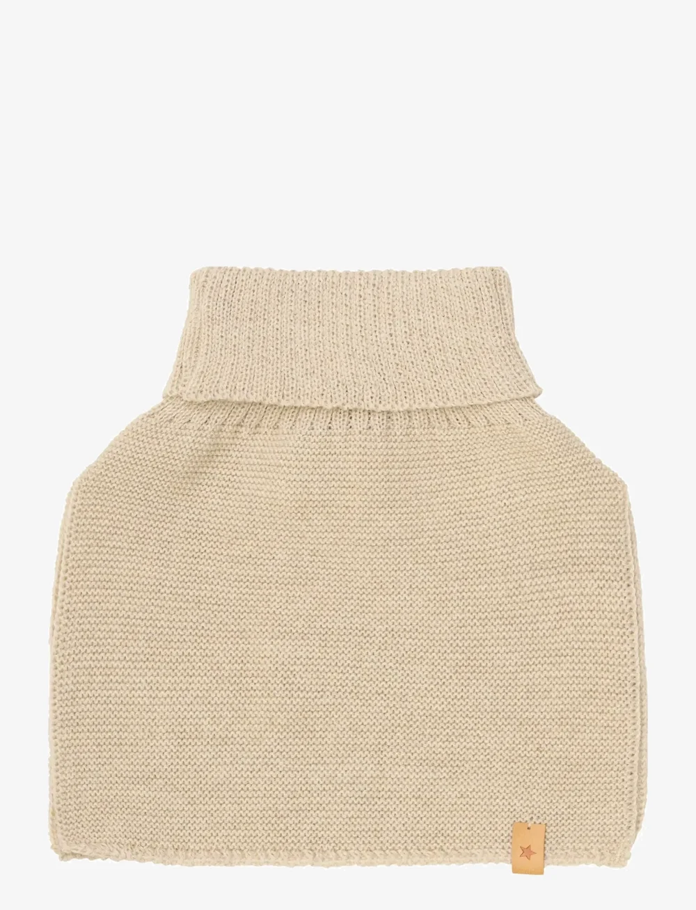 Huttelihut - Neck Warmer Wool Knit - halser - sand melange - 0