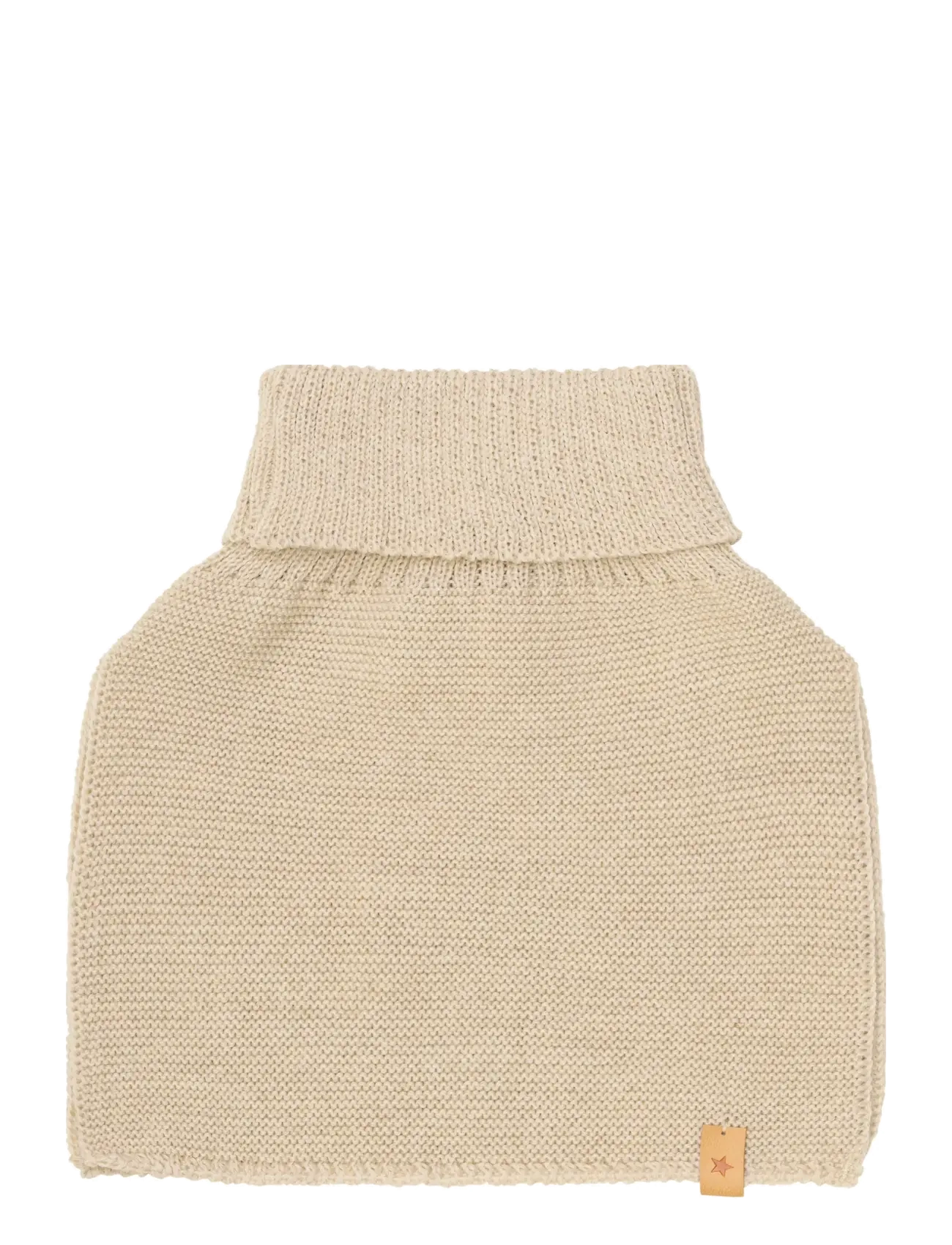 Huttelihut - Neck Warmer Wool Knit - halswärmer - sand melange - 0