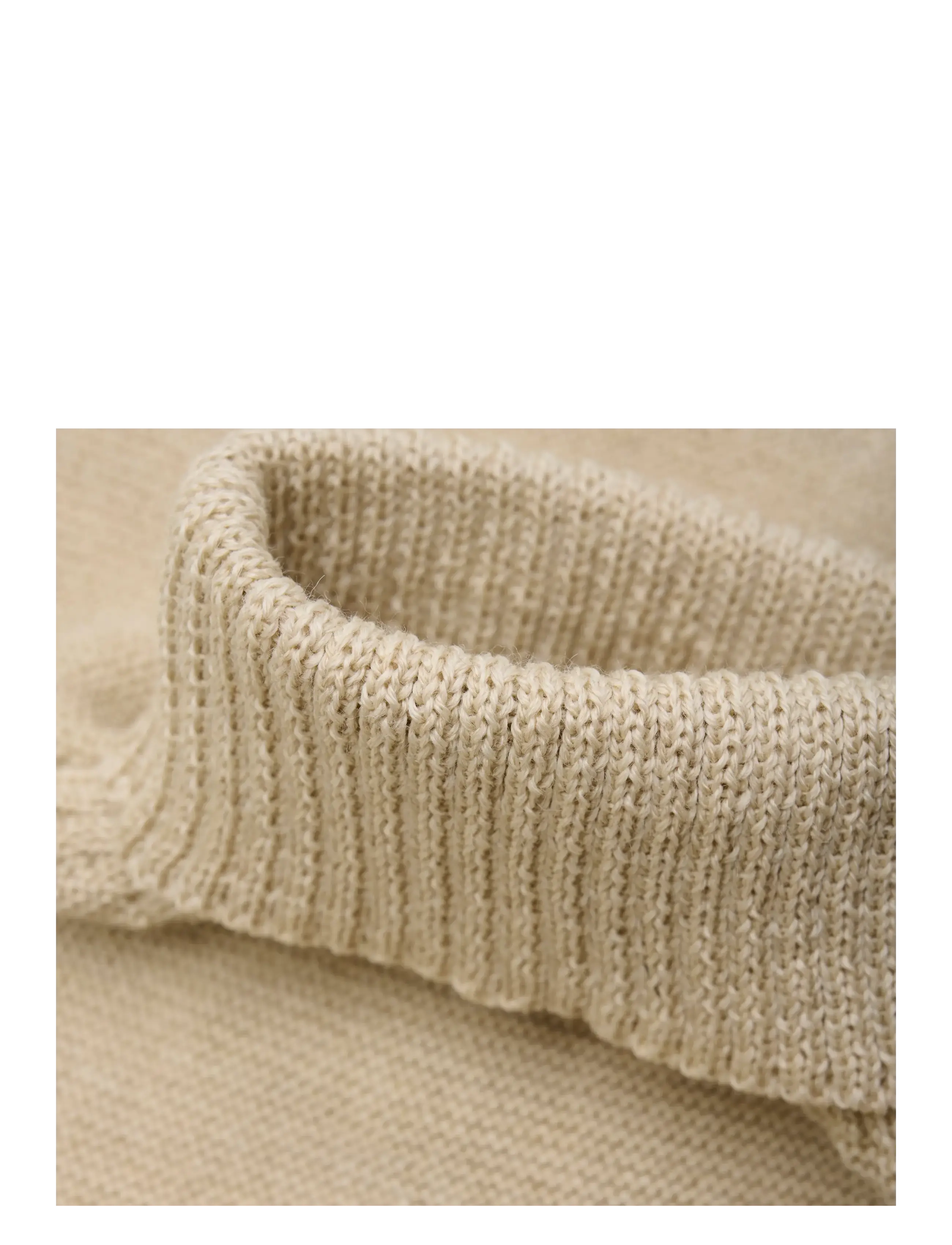 Huttelihut - Neck Warmer Wool Knit - halswärmer - sand melange - 2