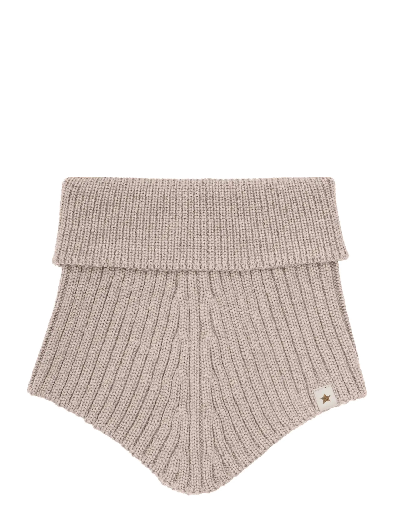 Neck Warmer Wool Knit - CAMEL MELANGE