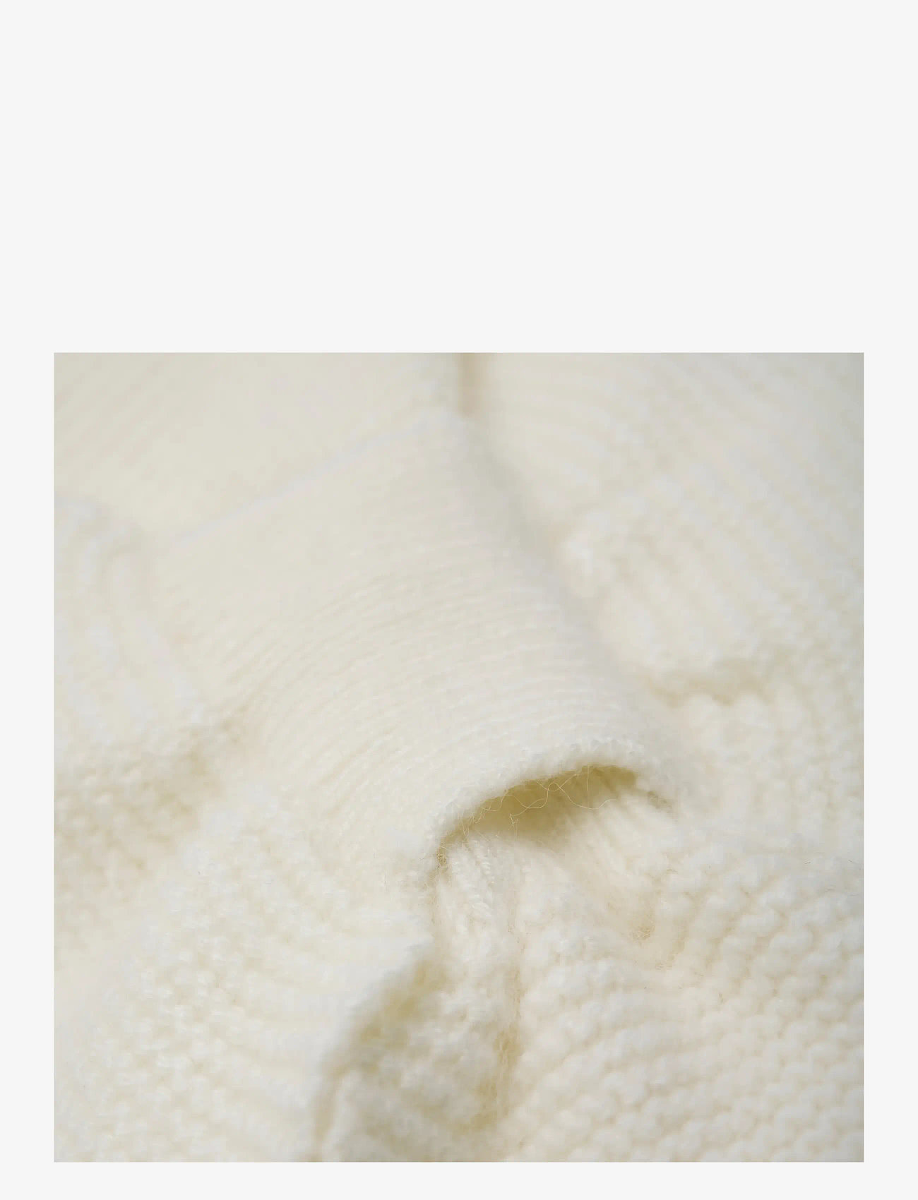Huttelihut - Neck Warmer Wool Knit - halswärmer - off-white - 2