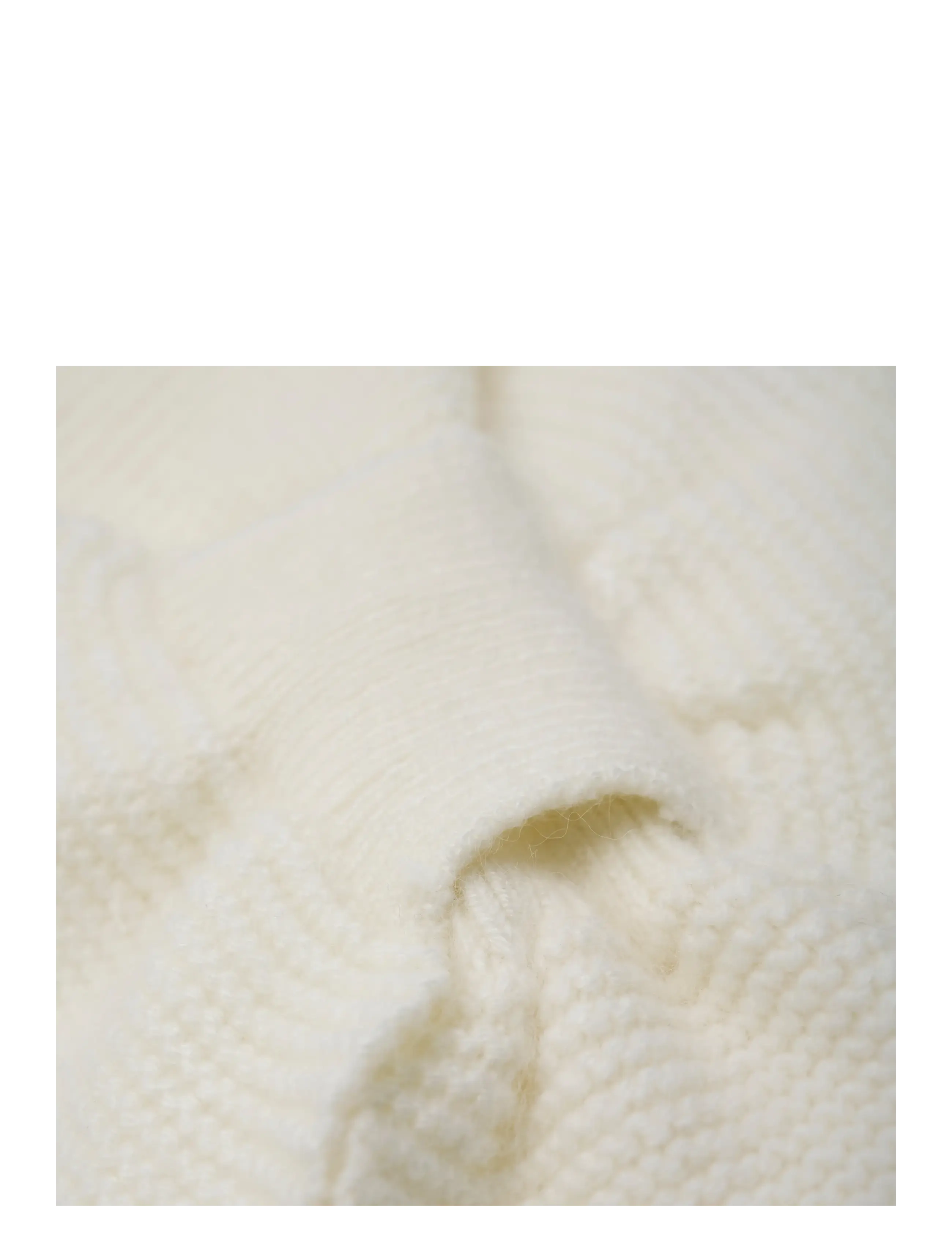 Huttelihut - Neck Warmer Wool Knit - off-white - 2