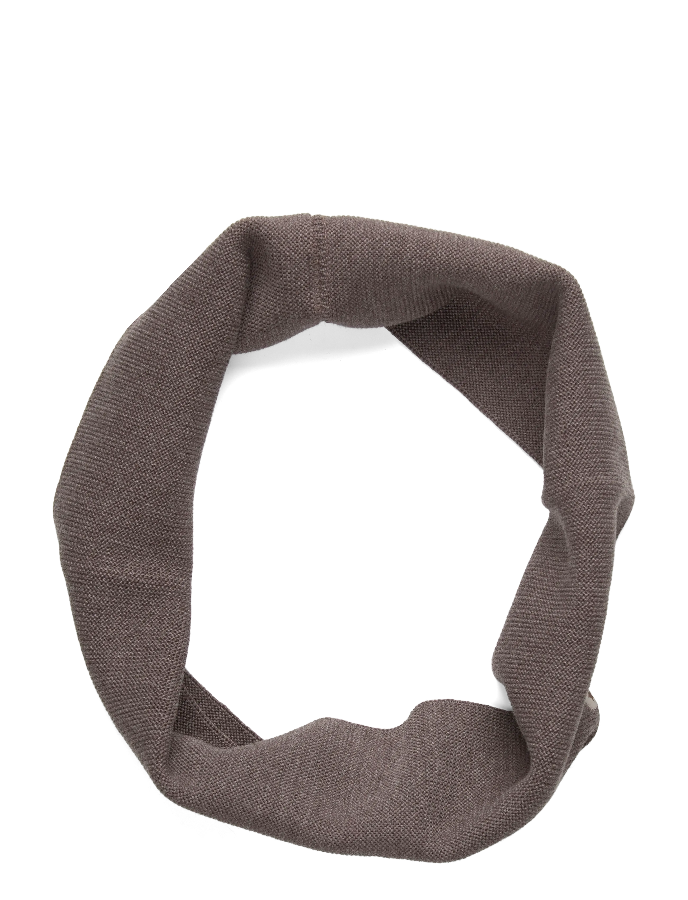 Huttelihut Snood Wool Knit - Accessories - BROWN MELANGE / brown