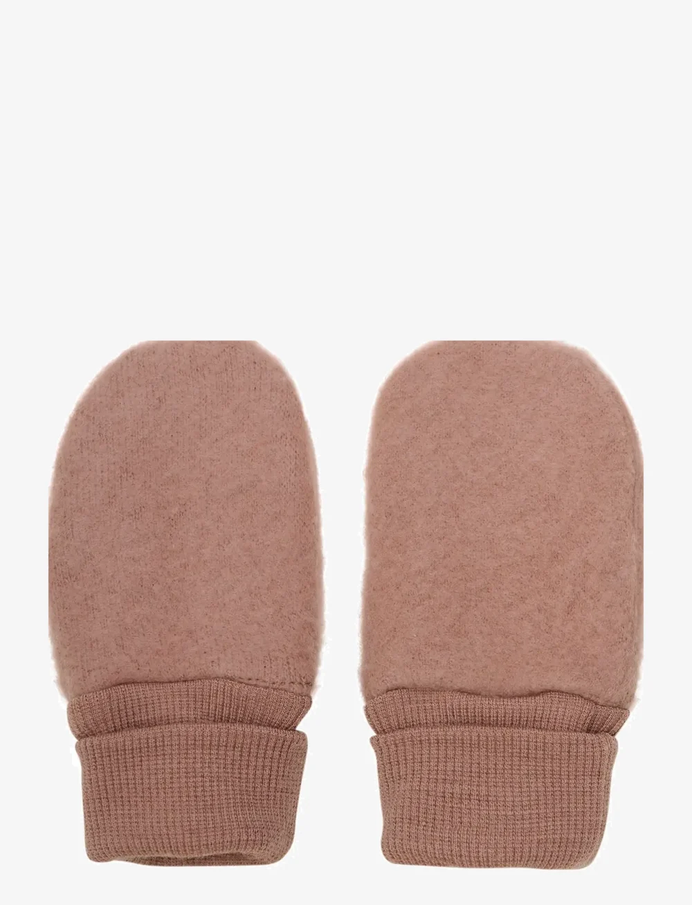 Huttelihut - Mittens Wool Fleece 2-layer - kepurės ir pirštinės - burlwood - 1