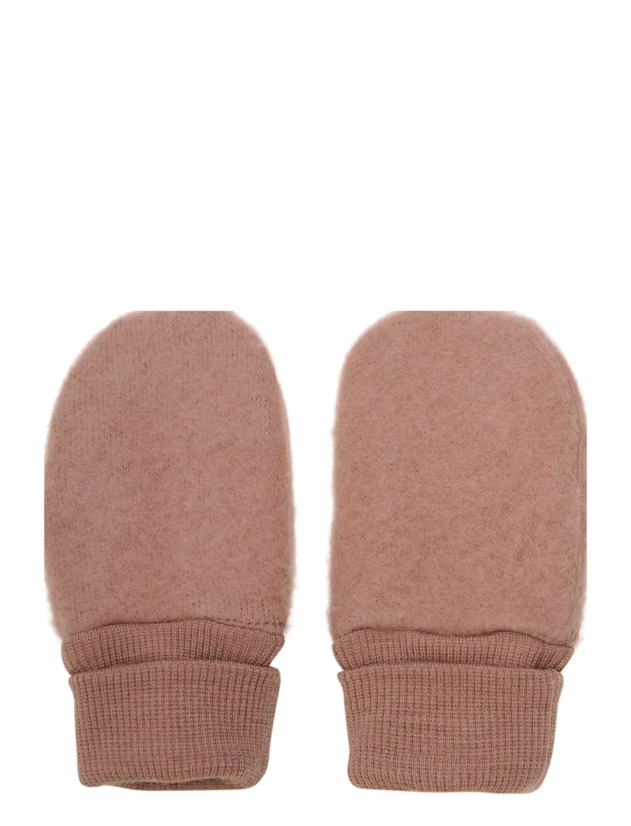 Huttelihut - Mittens Wool Fleece 2-layer - burlwood - 1