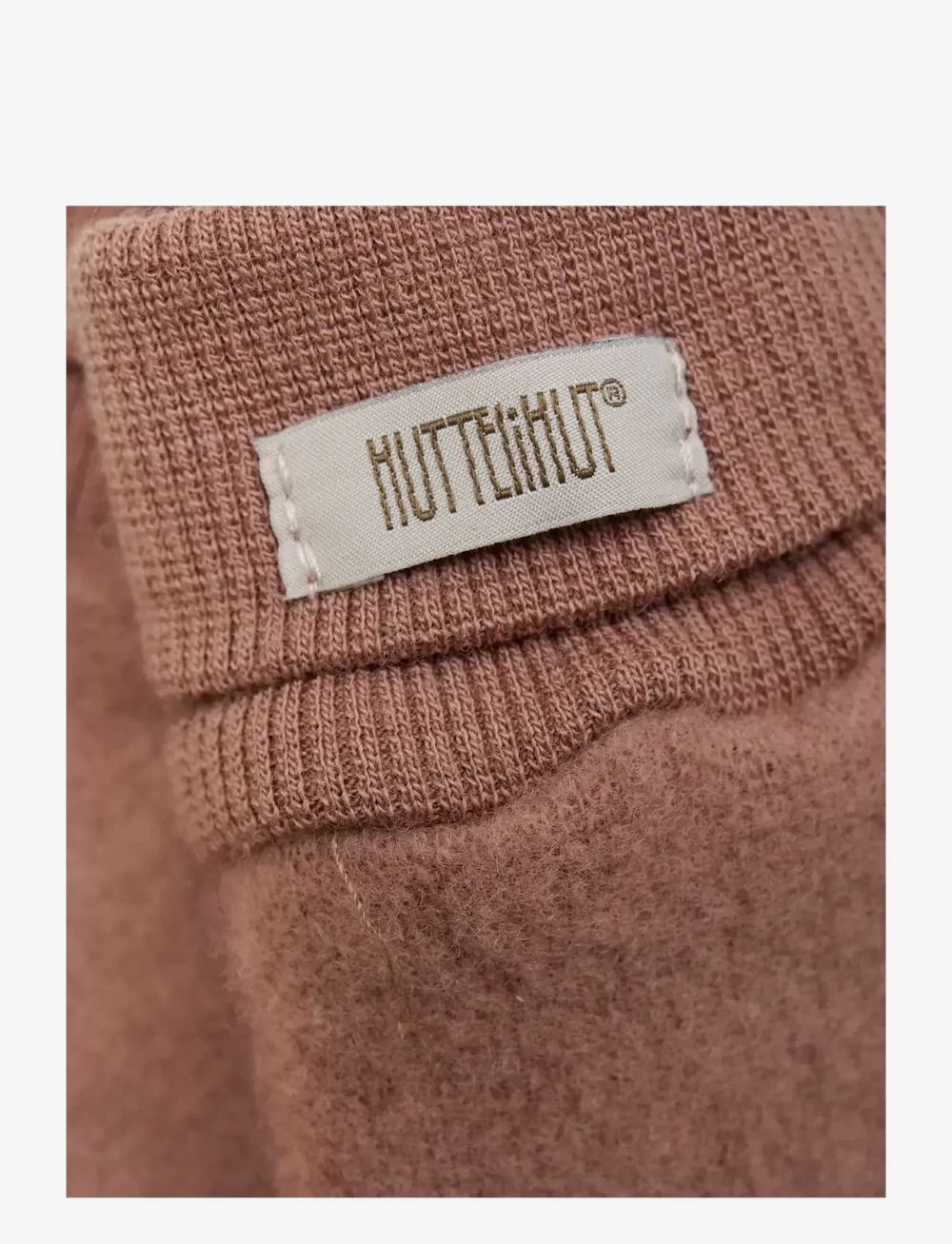 Huttelihut - Mittens Wool Fleece 2-layer - kepurės ir pirštinės - burlwood - 2