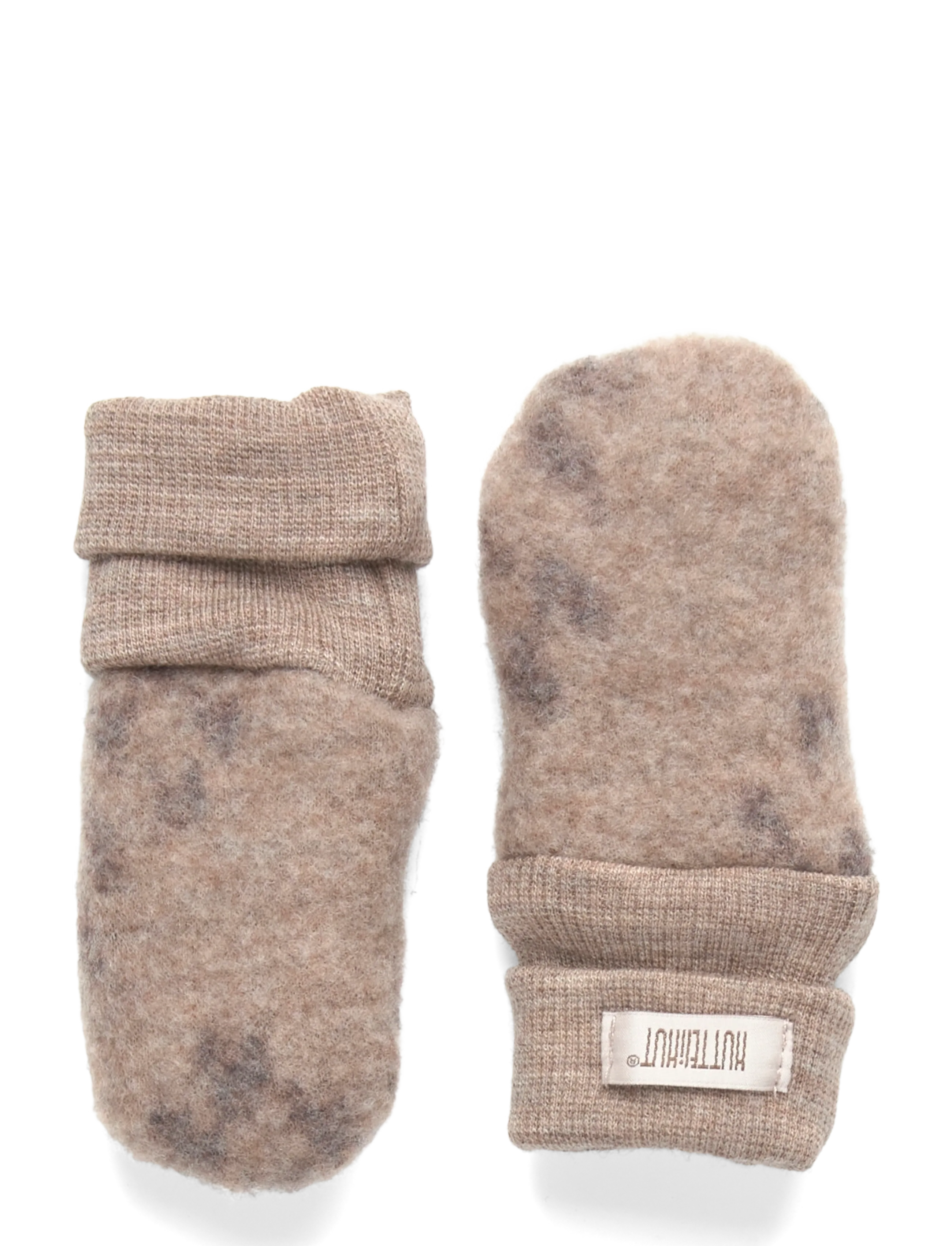 Huttelihut Mittens Wool Fleece 2-layer - Accessoires - ETHEREA / beige
