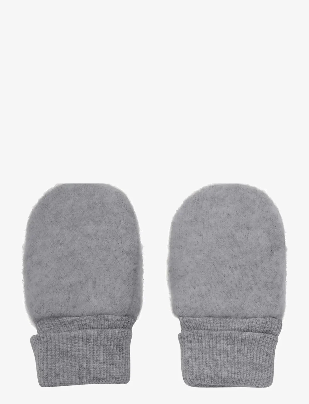 Huttelihut - Mittens Wool Fleece 2-layer - mützen & handschuhe - medium grey melange - 1