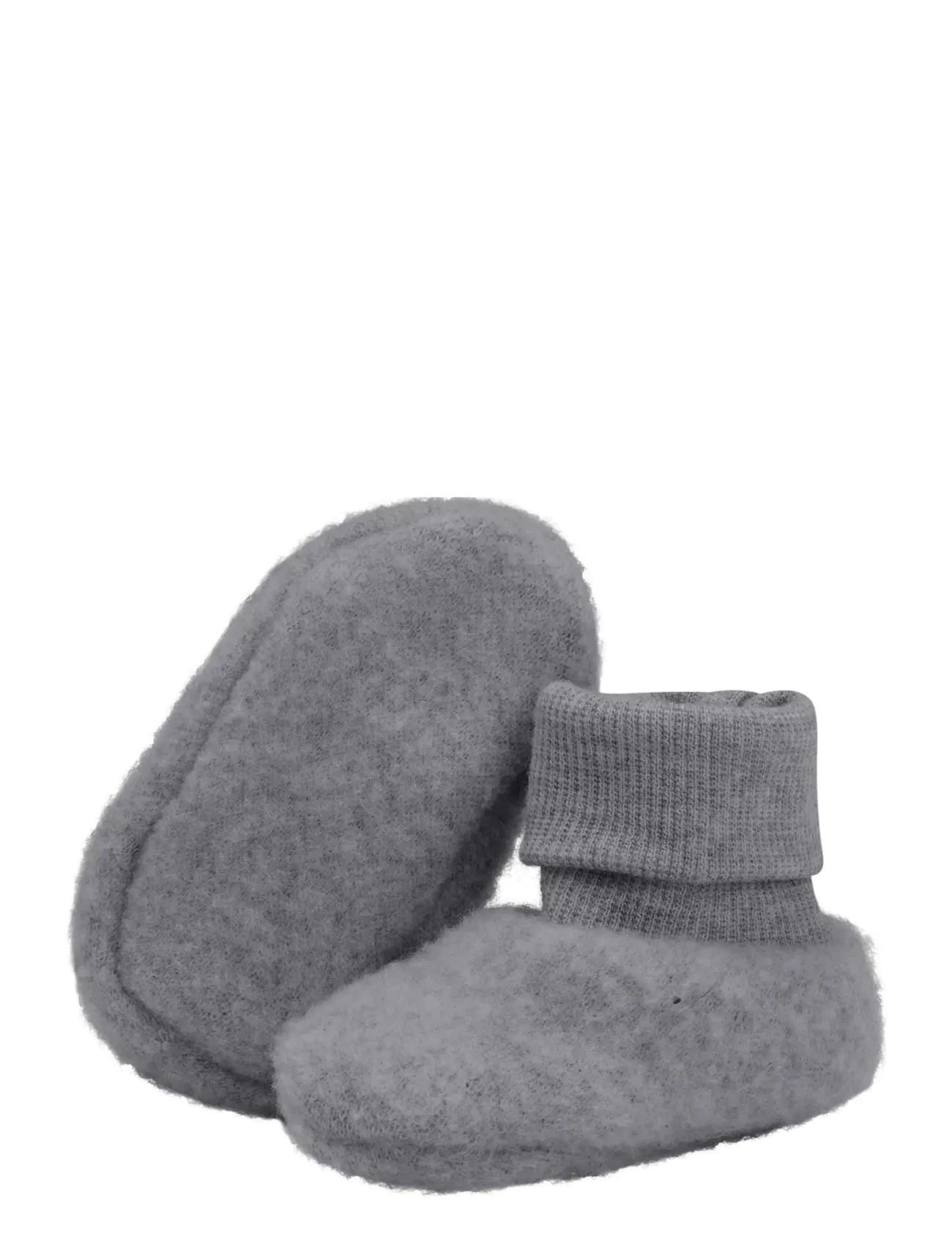 Huttelihut - Footies Wool Fleece 2-layer - medium grey melange - 2