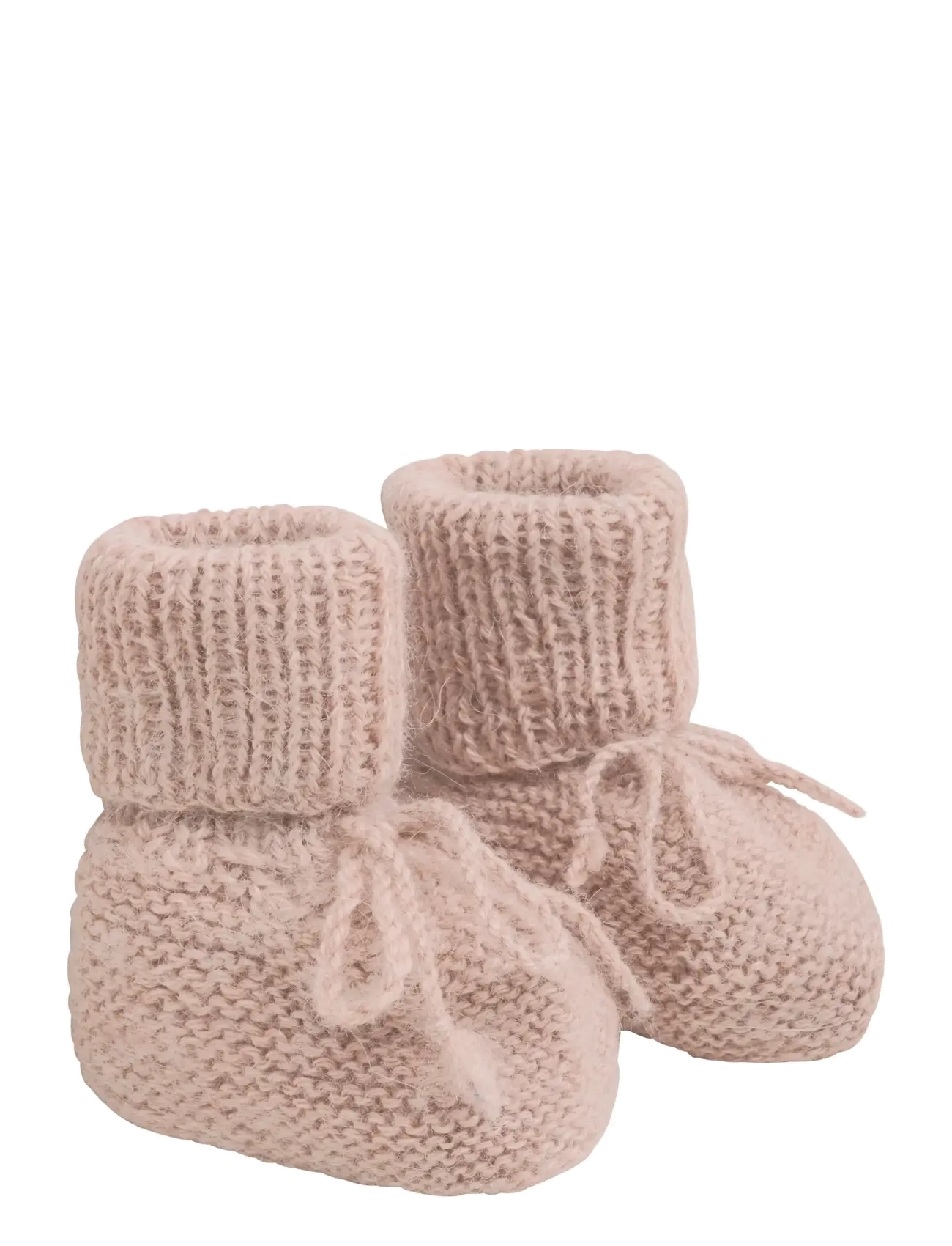 Huttelihut Footies Alpaca Wool Knit, 86\92, Pink, Sko > Babystøvler, Børn