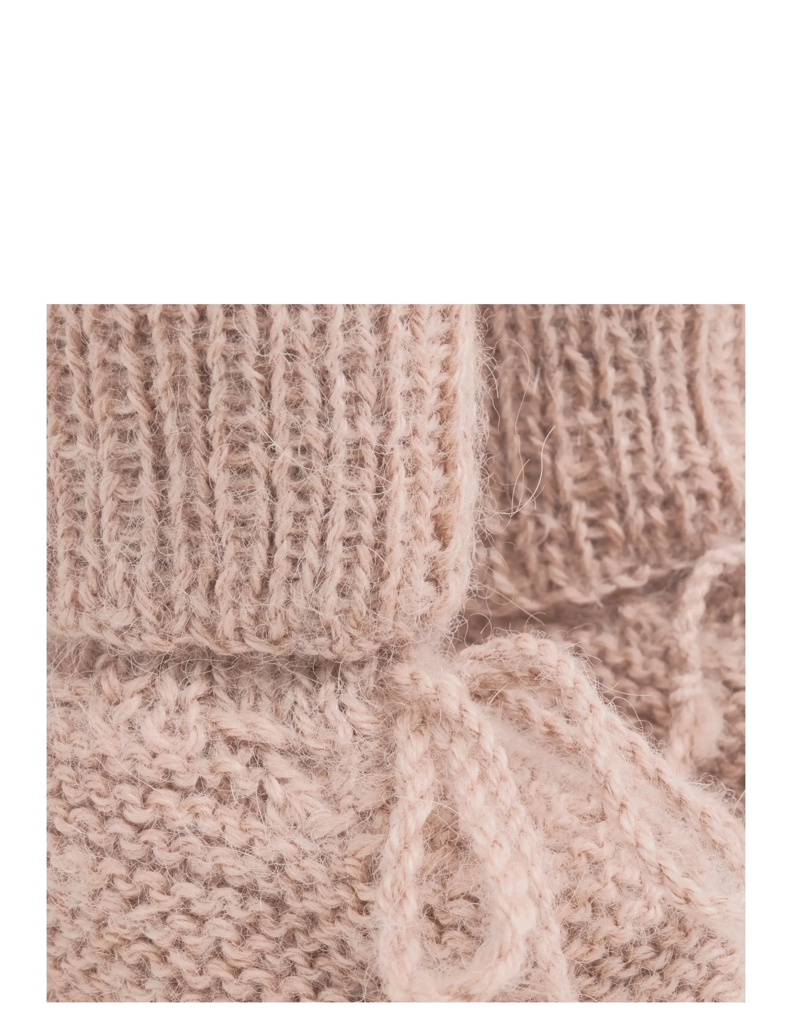 Huttelihut - Footies Alpaca Wool Knit - mahogany rose - 1